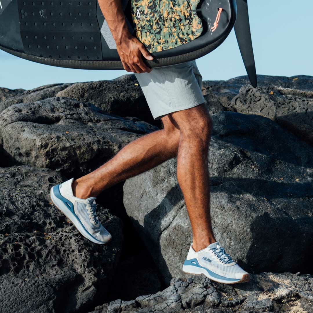 ‘Ahi Water Boat Shoes - Blue Pearl / White Sand - Image 3