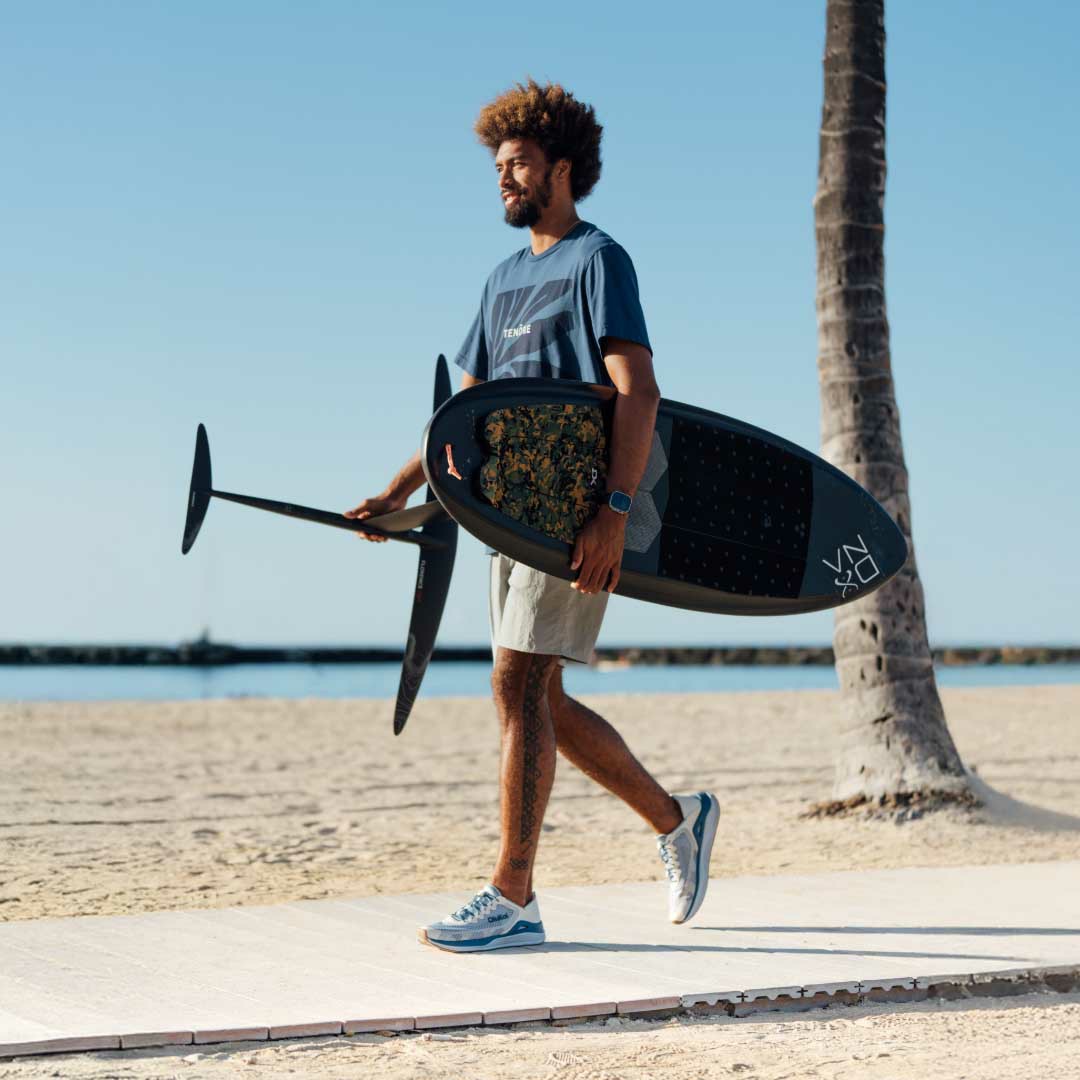 ‘Ahi Water Boat Shoes - Blue Pearl / White Sand - Image 6