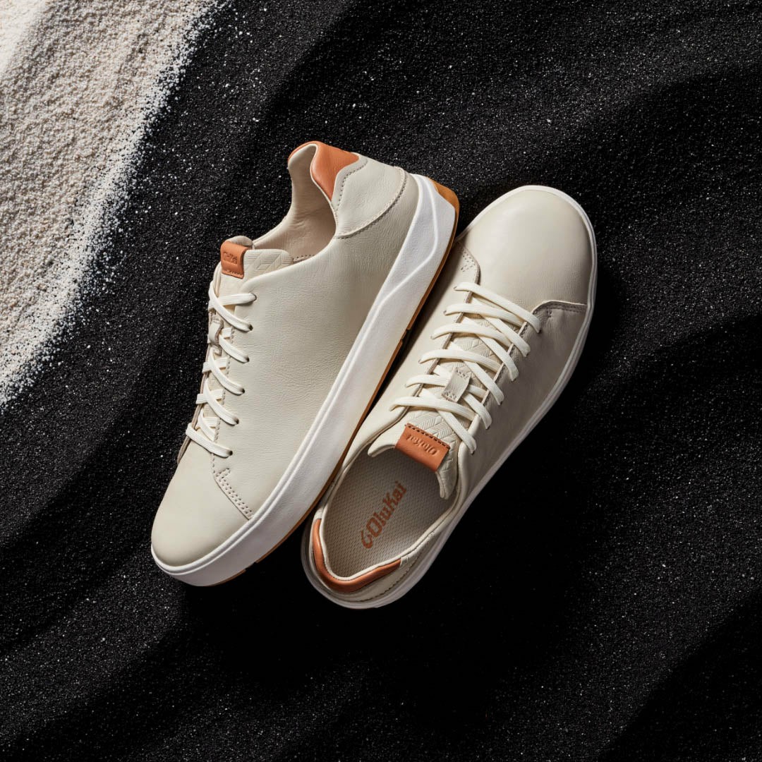 Lae‘ahi Lī ‘Ili Men's Leather Sneakers - Tapa - Image 4