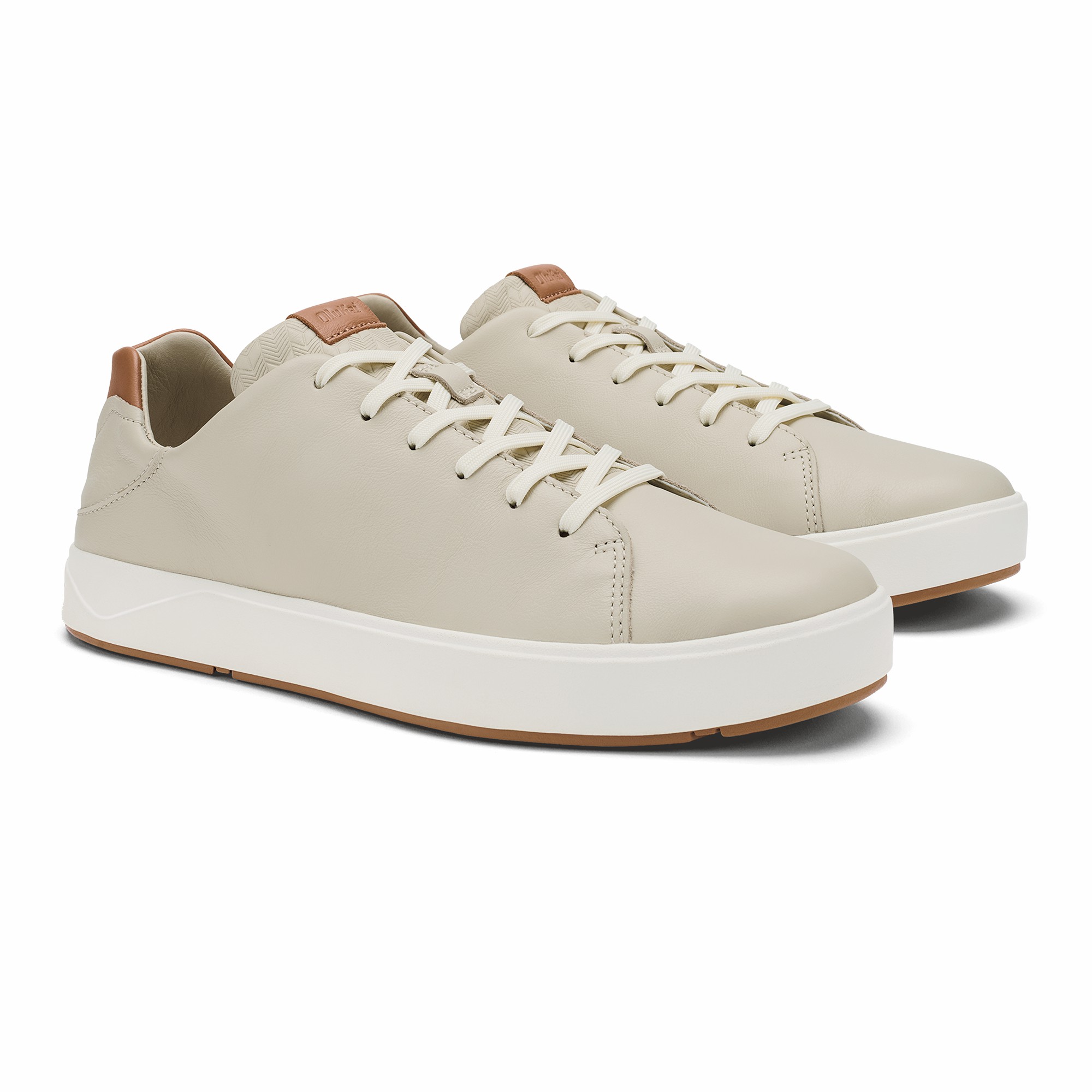 Lae‘ahi Lī ‘Ili Men's Leather Sneakers - Tapa - Image 6