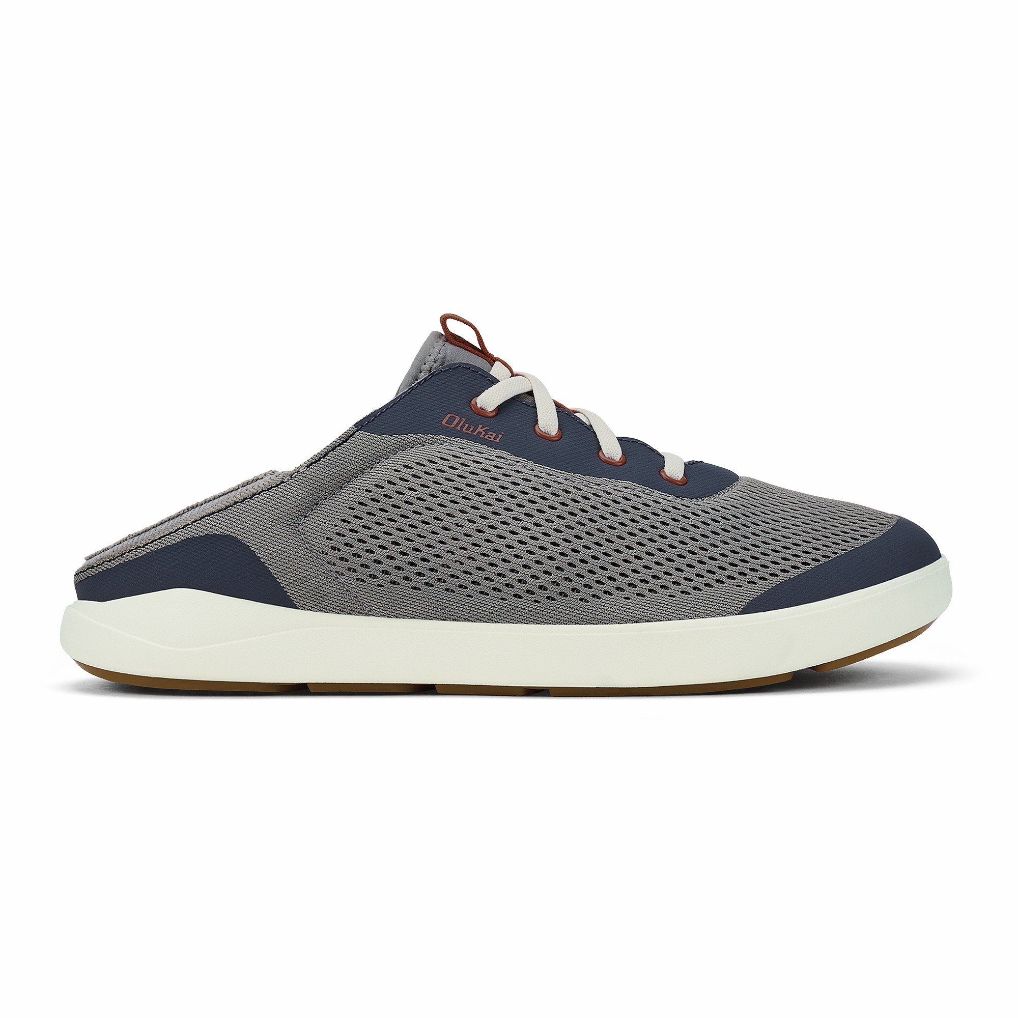 Moku Pae Men's Boat Shoes - Ash / Trench Blue - Image 3