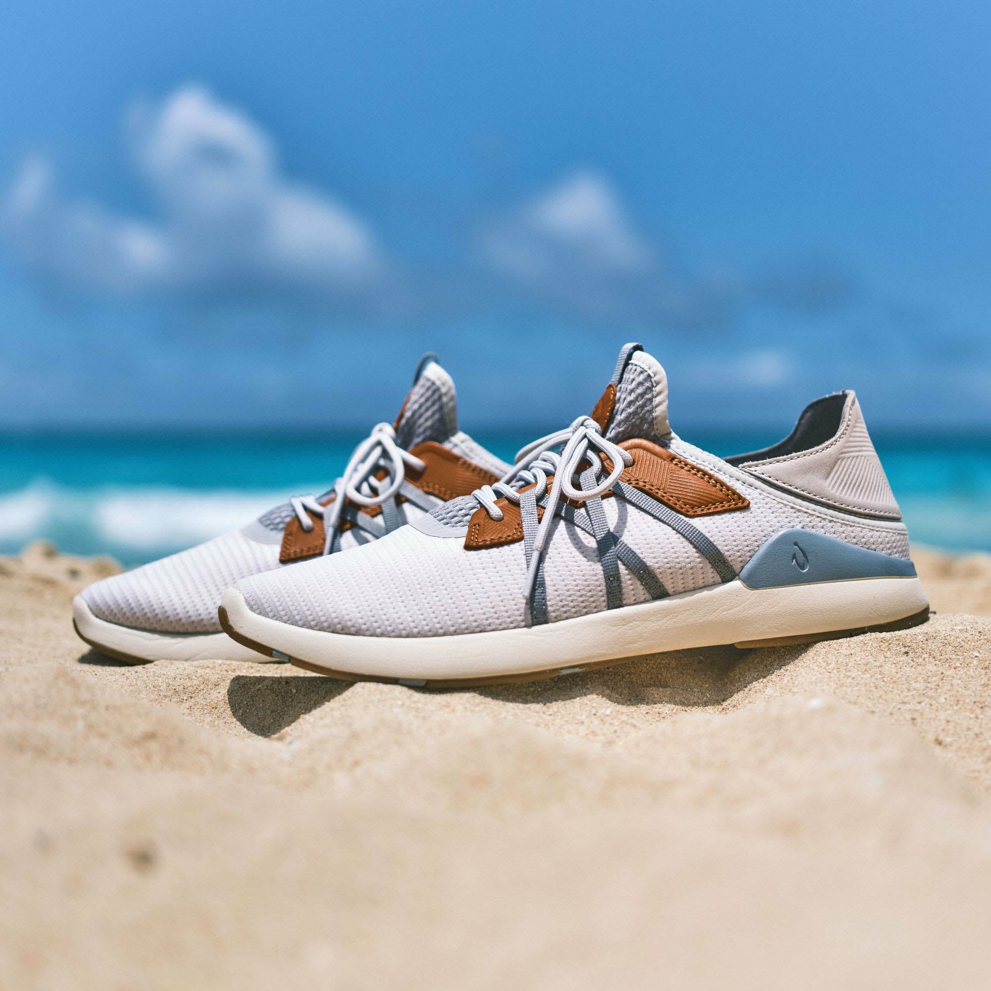 Mio Lī Men's Athletic Shoes - Mist Grey / Poi - Image 5