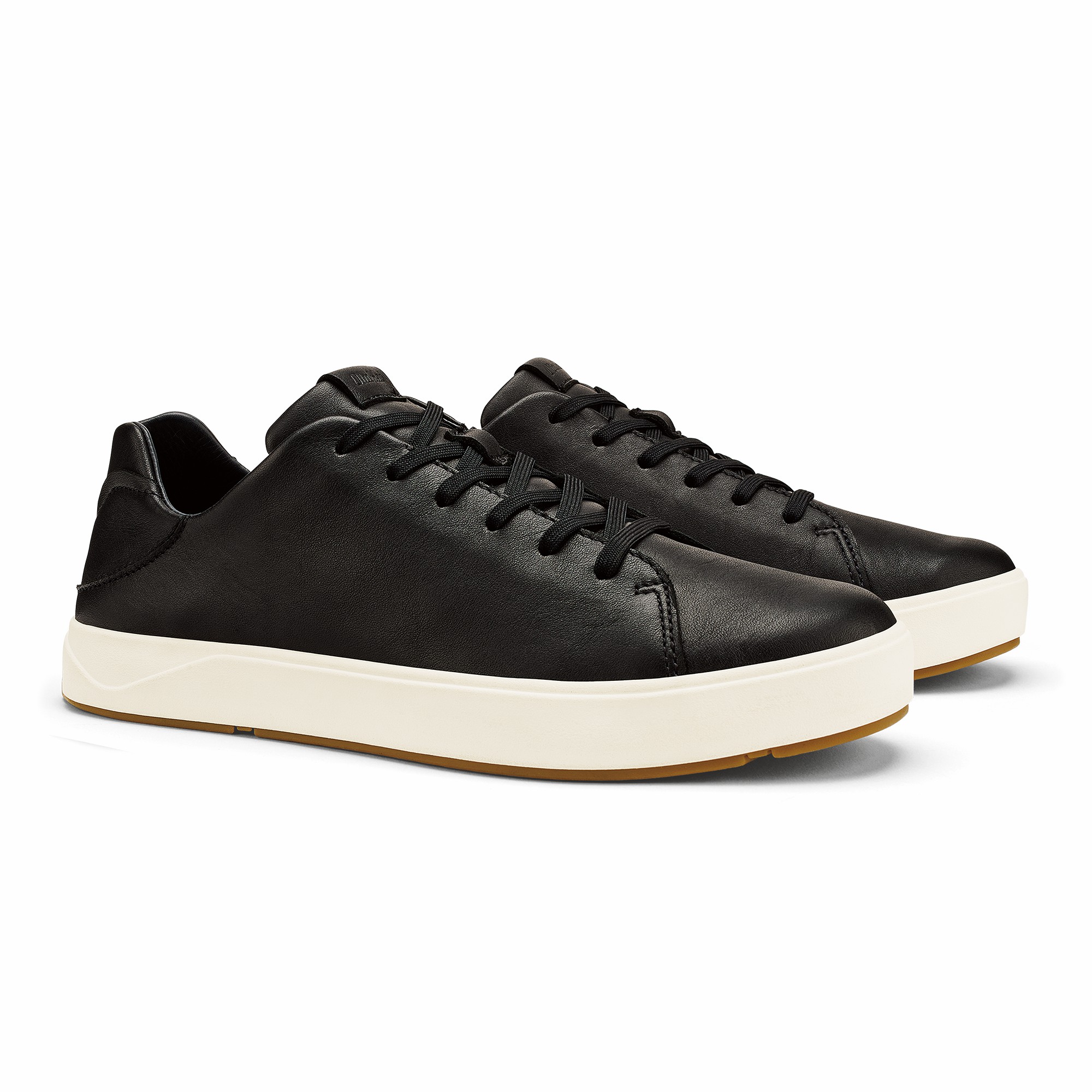 Lae‘ahi Lī ‘Ili Men's Leather Sneakers - Onyx - Image 3