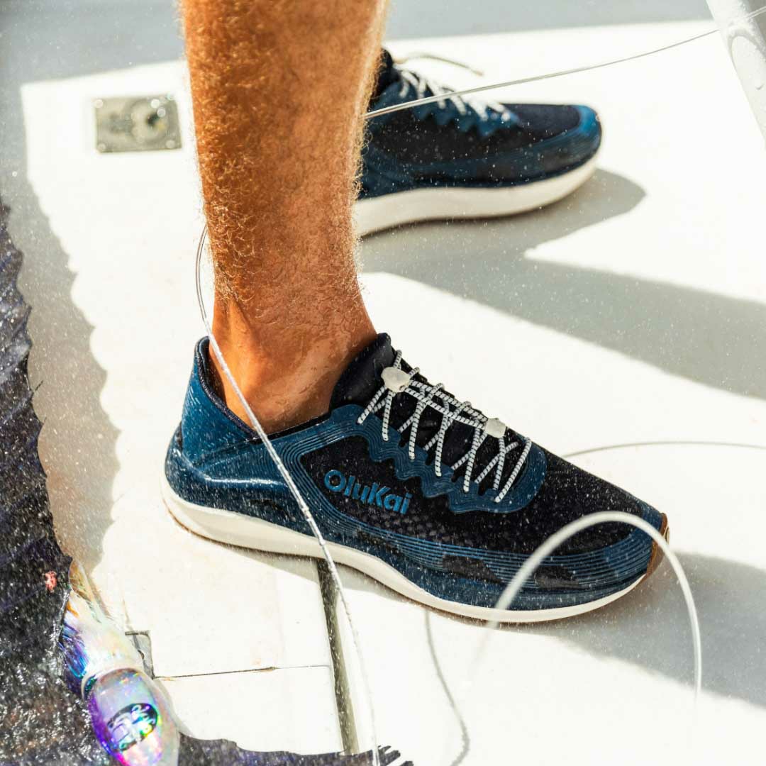 ‘Ahi Water Boat Shoes - Mood Indigo / Coastal Blue - Image 2