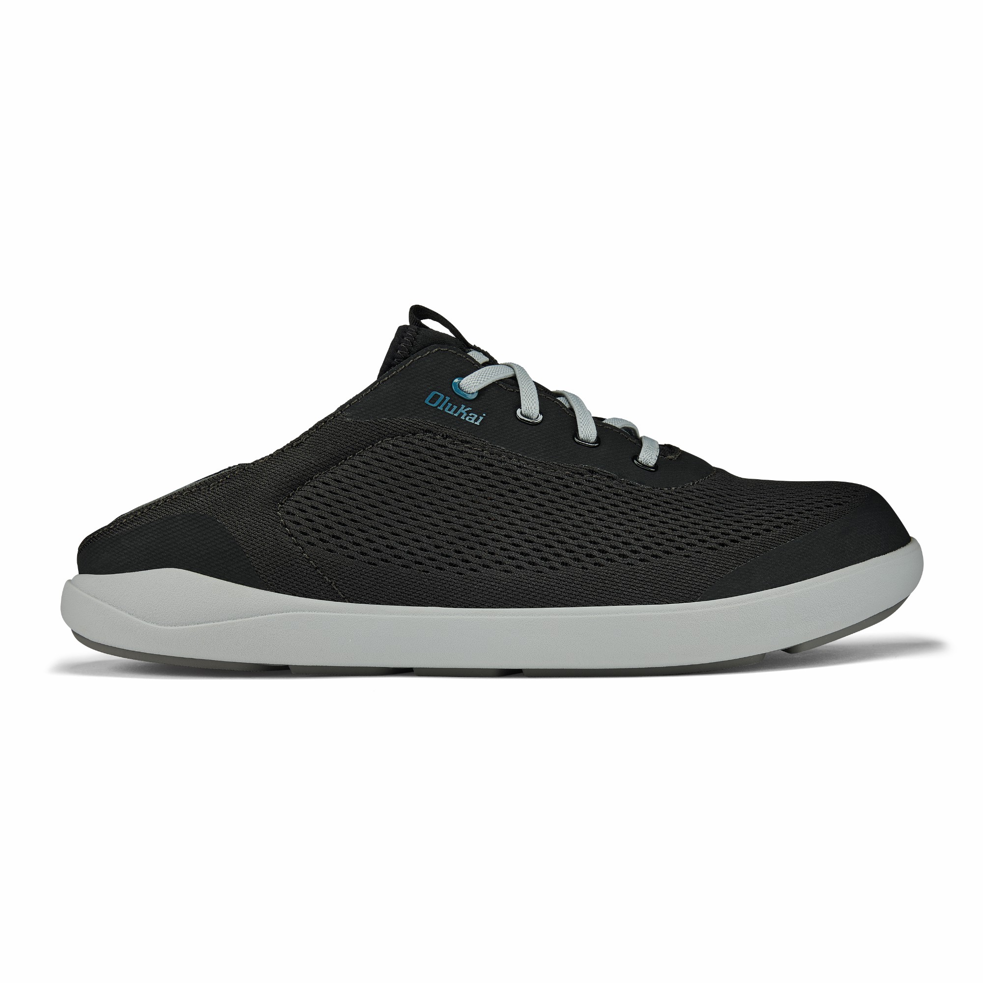 Moku Pae Men's Boat Shoes - Black / Blue Coral - Image 4