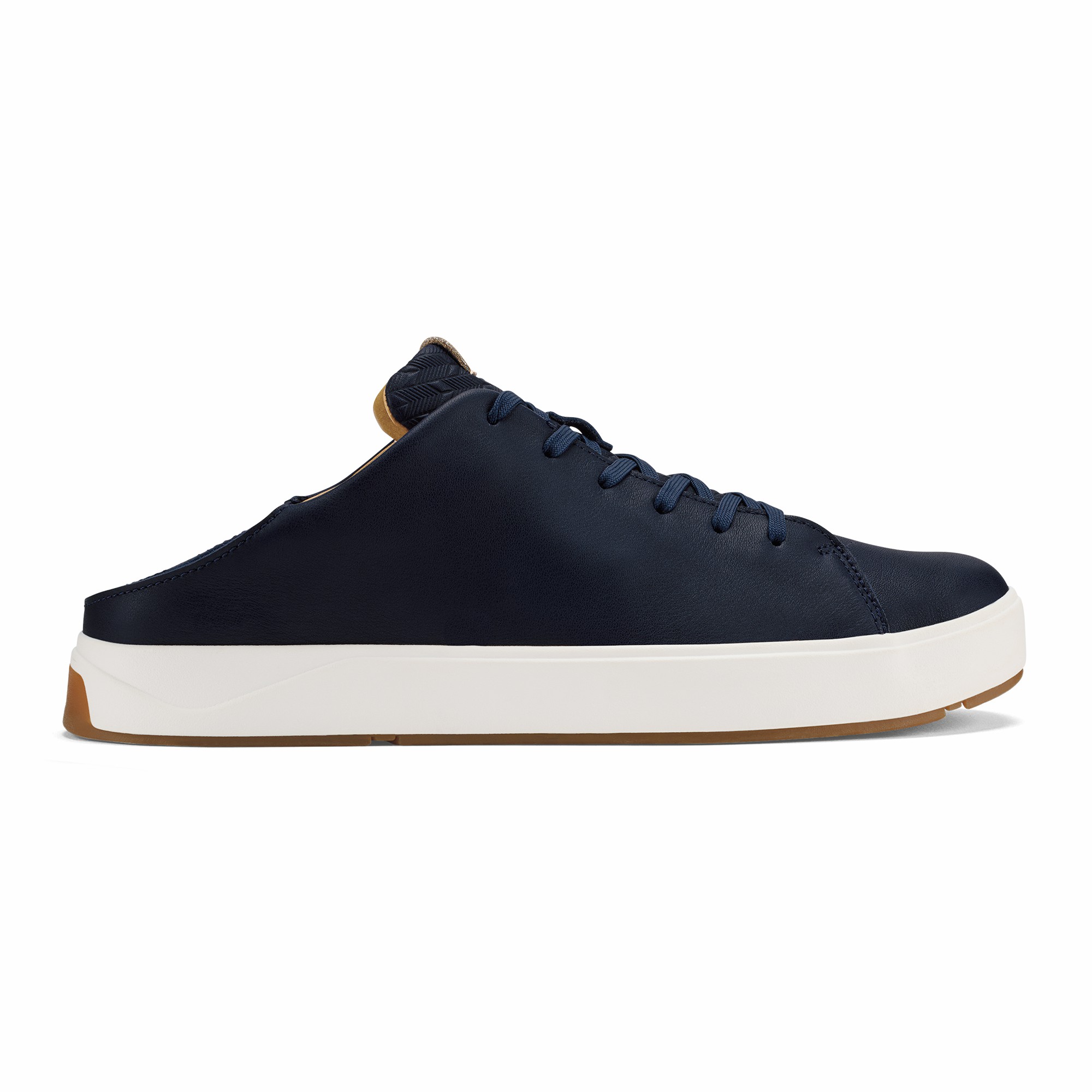 Lae‘ahi Lī ‘Ili Men's Leather Sneakers - Trench Blue - Image 3