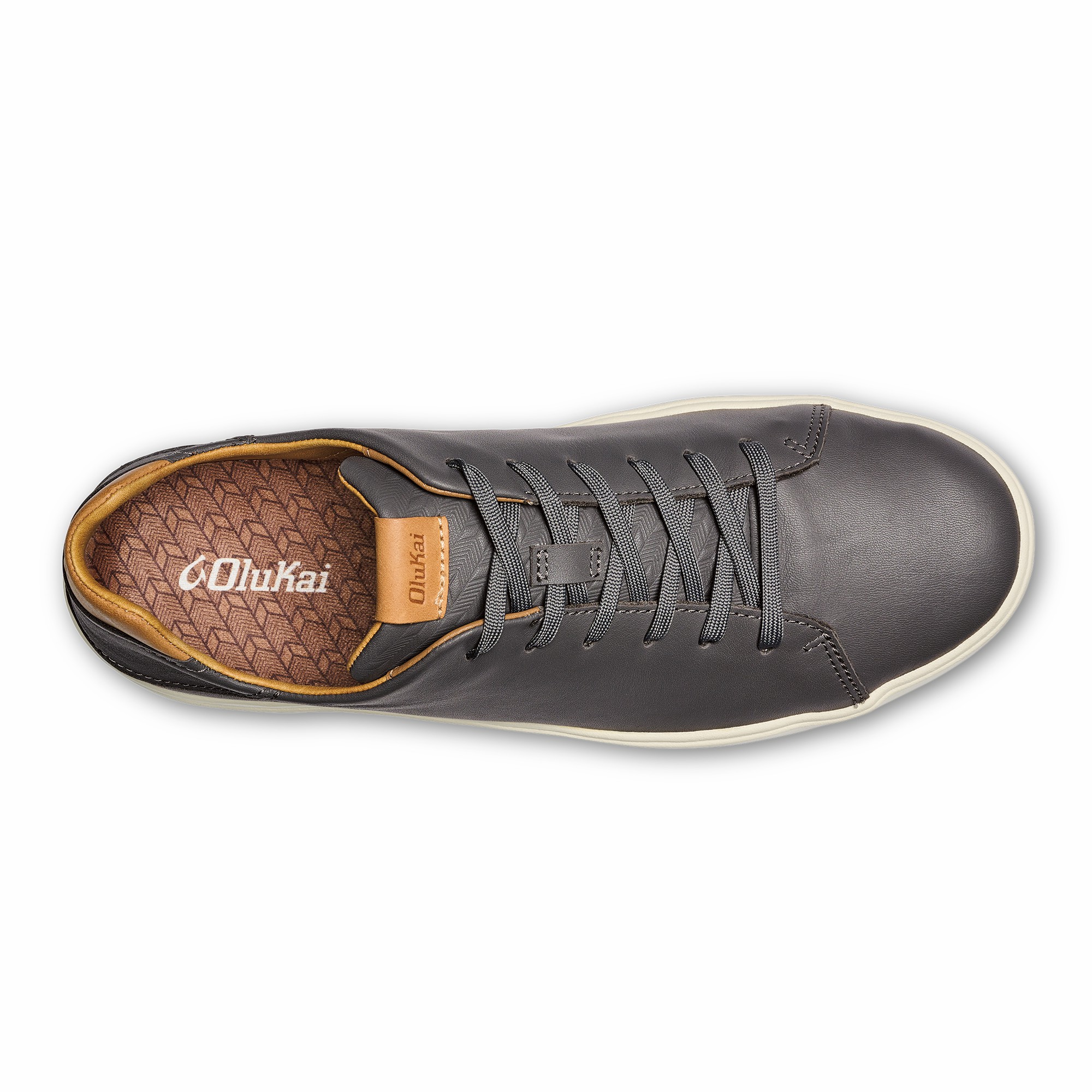 Lae‘ahi Lī ‘Ili Men's Leather Sneakers - Stone - Image 7