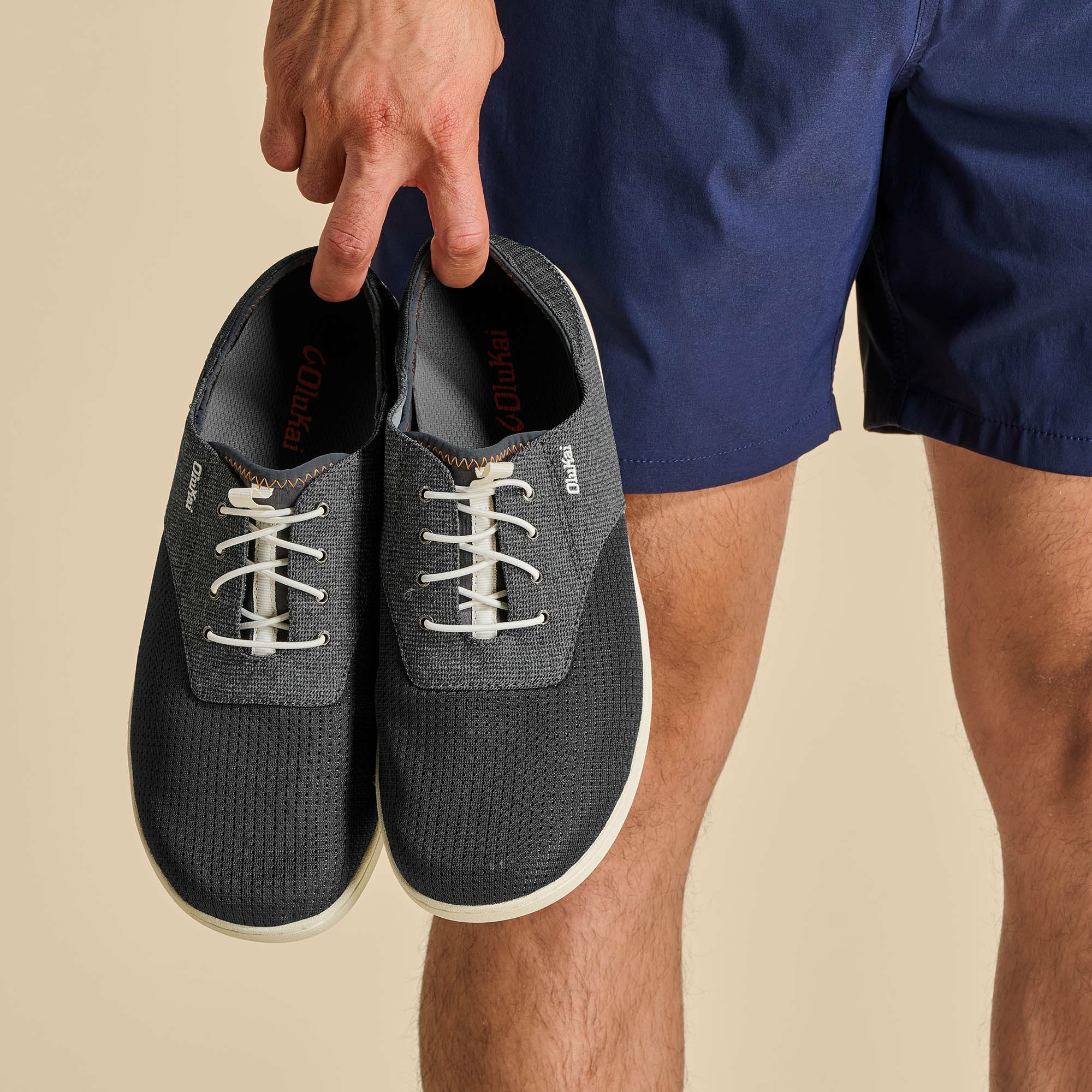 Nohea Moku Men's Boat Shoes - Dark Shadow - Image 7