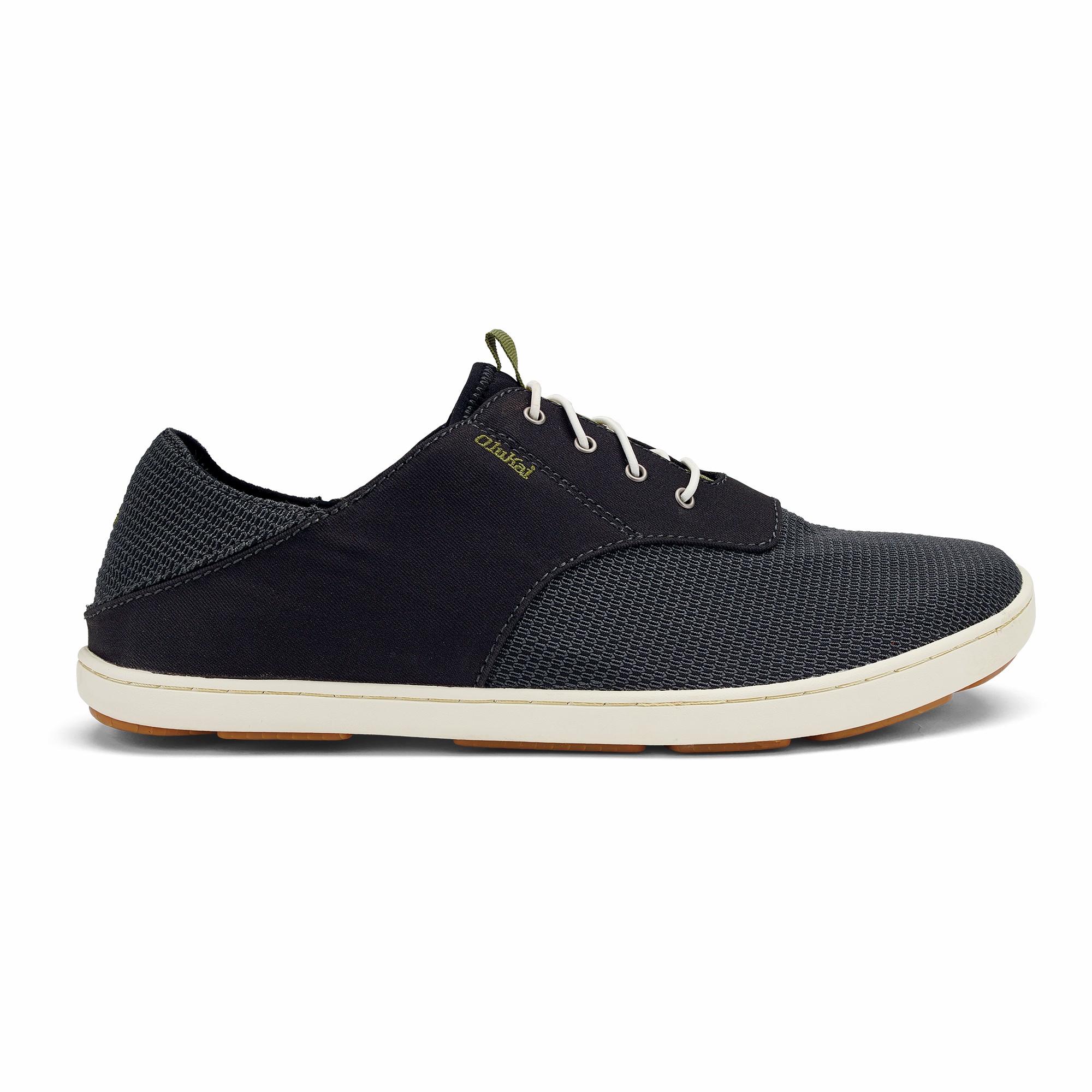 Nohea Moku Men's Boat Shoes - Black