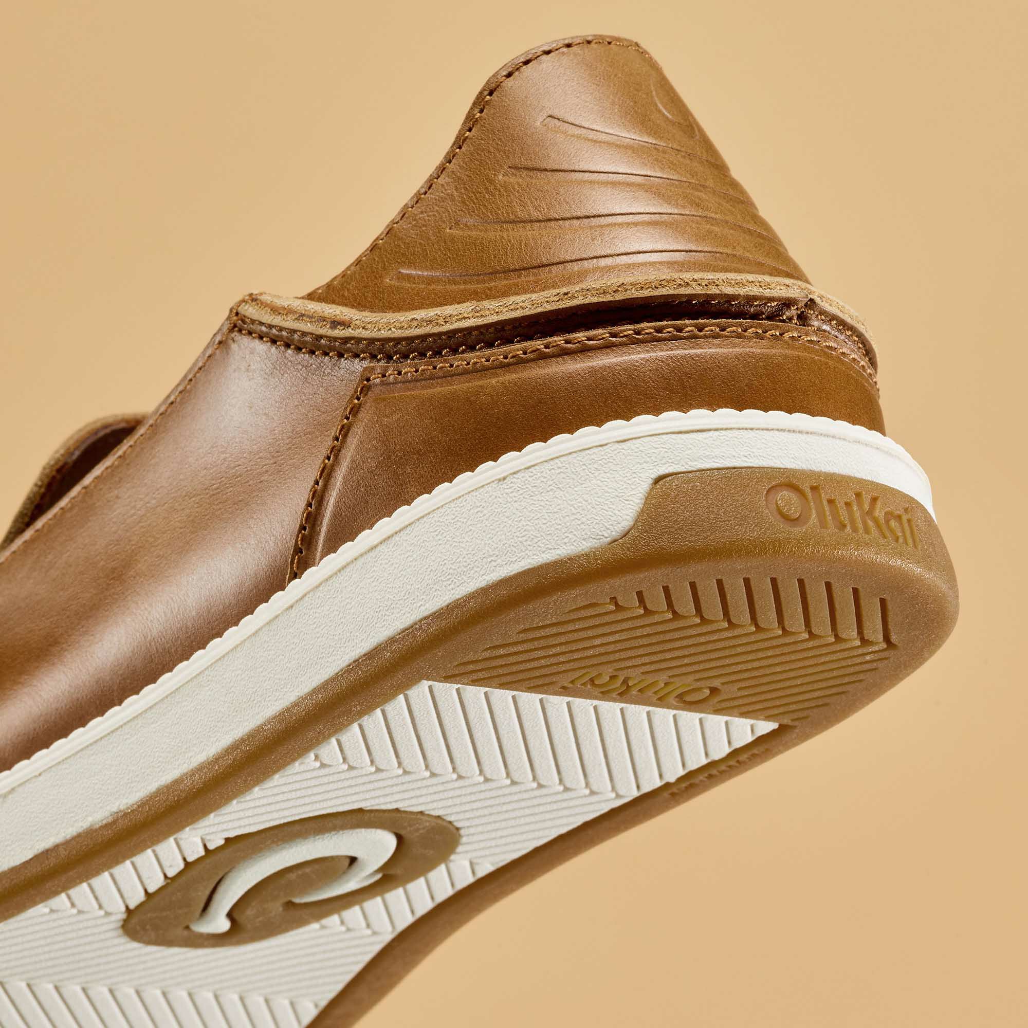 Kākaha Nia Men‘s Leather Slip-On Shoes - Fox - Image 7