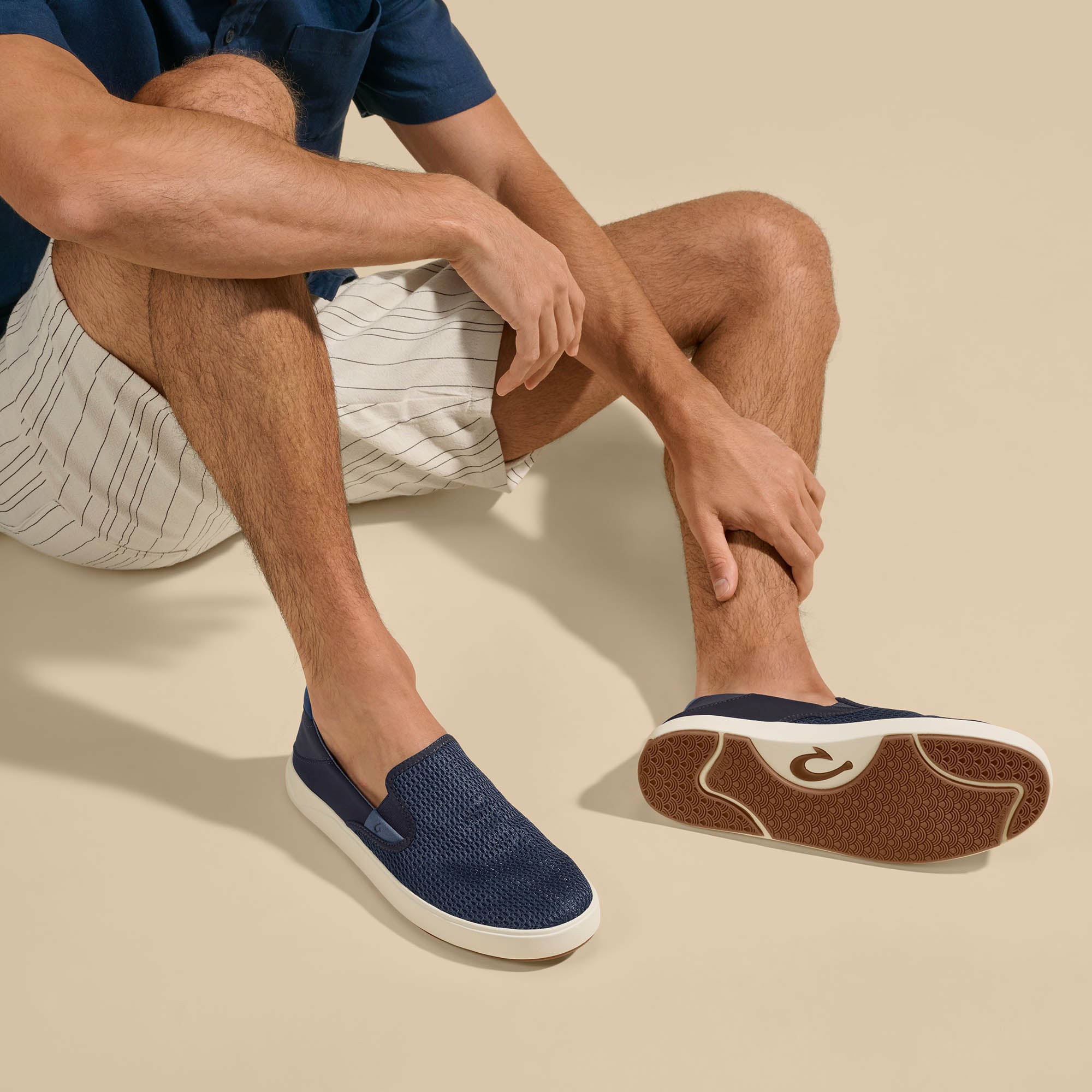 Lae‘ahi Men's Slip-On Sneakers - Blue Depth - Image 5