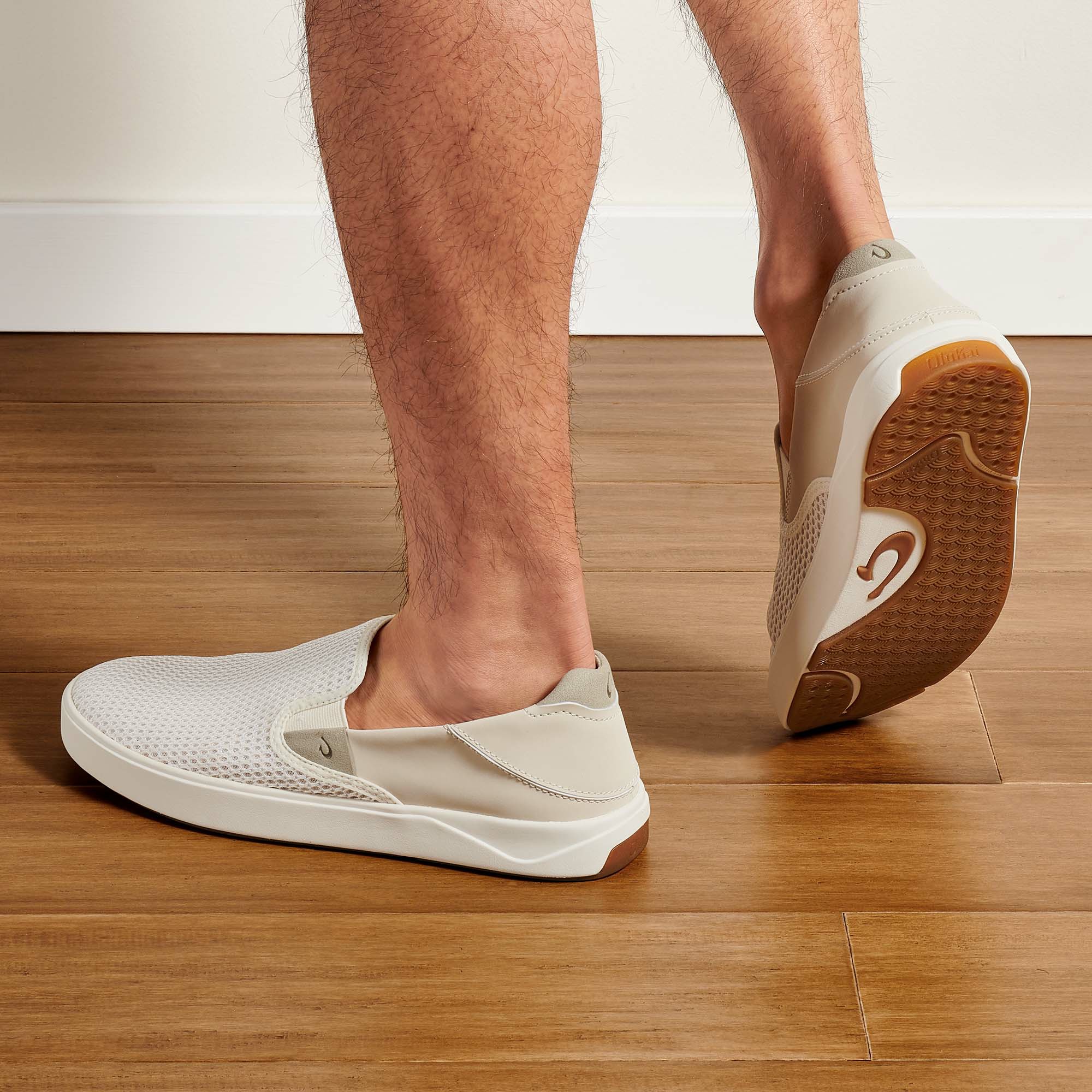 OluKai Lae‘ahi - Bone | Men's Slip-on Sneakers - Image 4