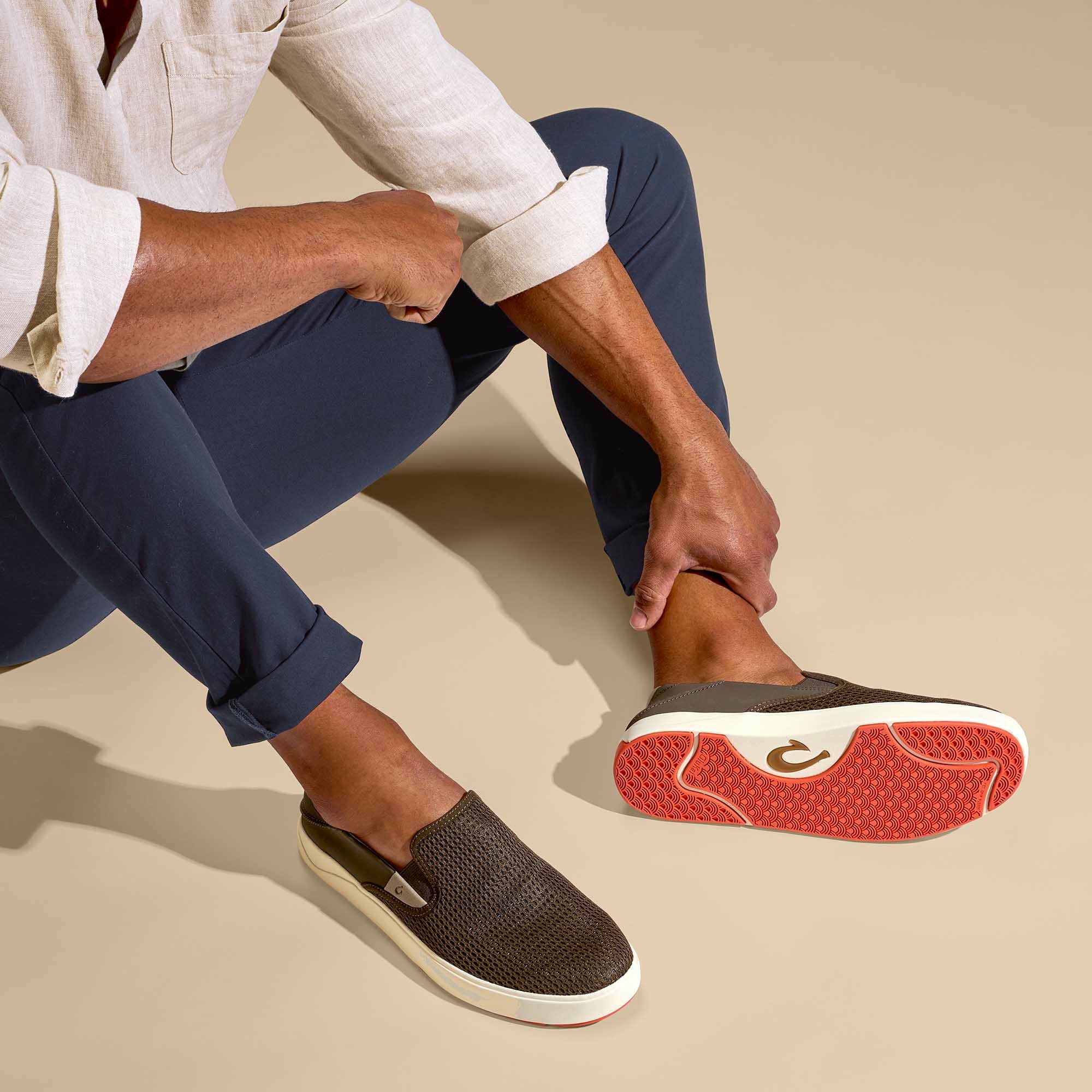 Lae‘ahi Men's Slip-On Sneakers - Kona - Image 4