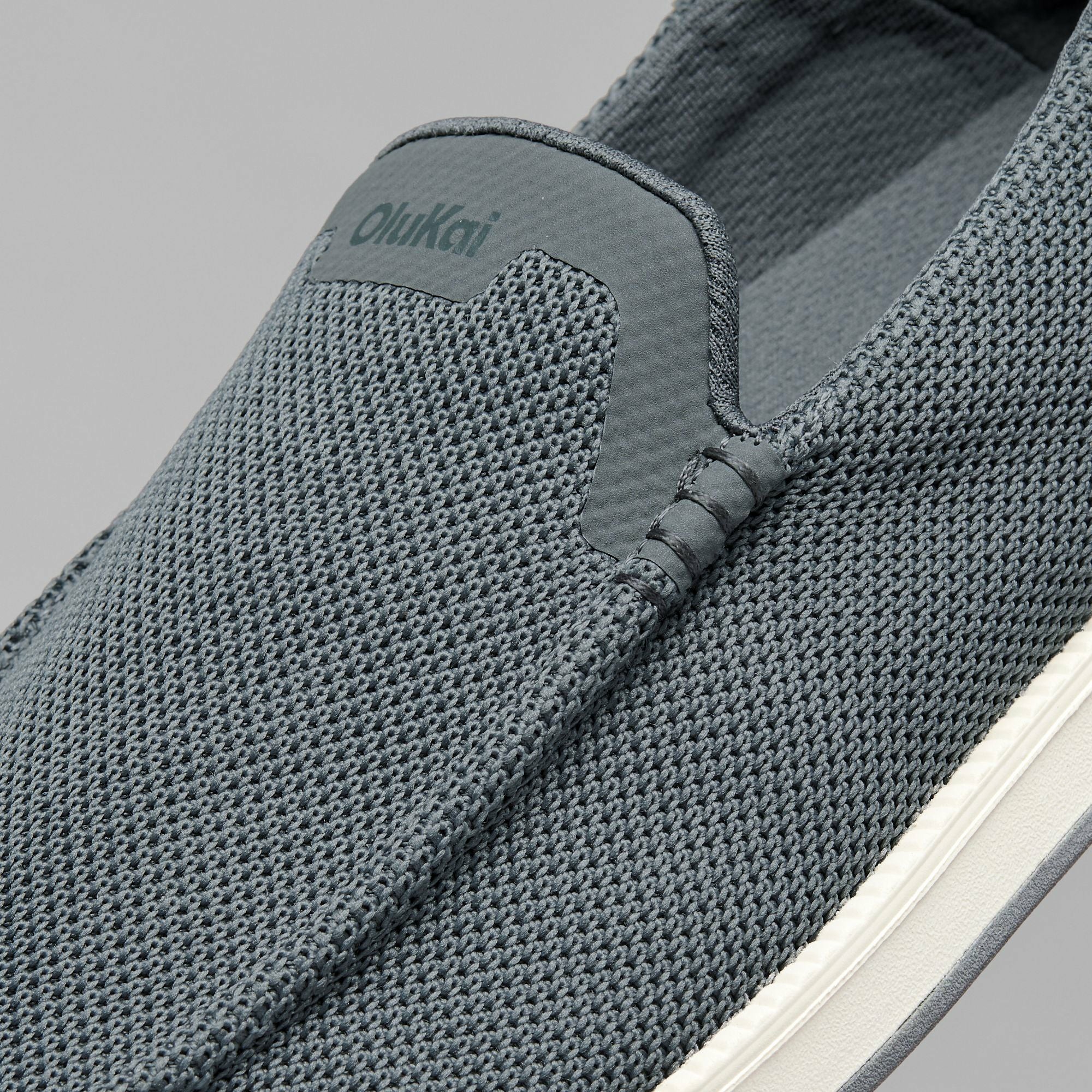 Kākaha Mesh Men‘s Slip-On Shoes - Rock - Image 3