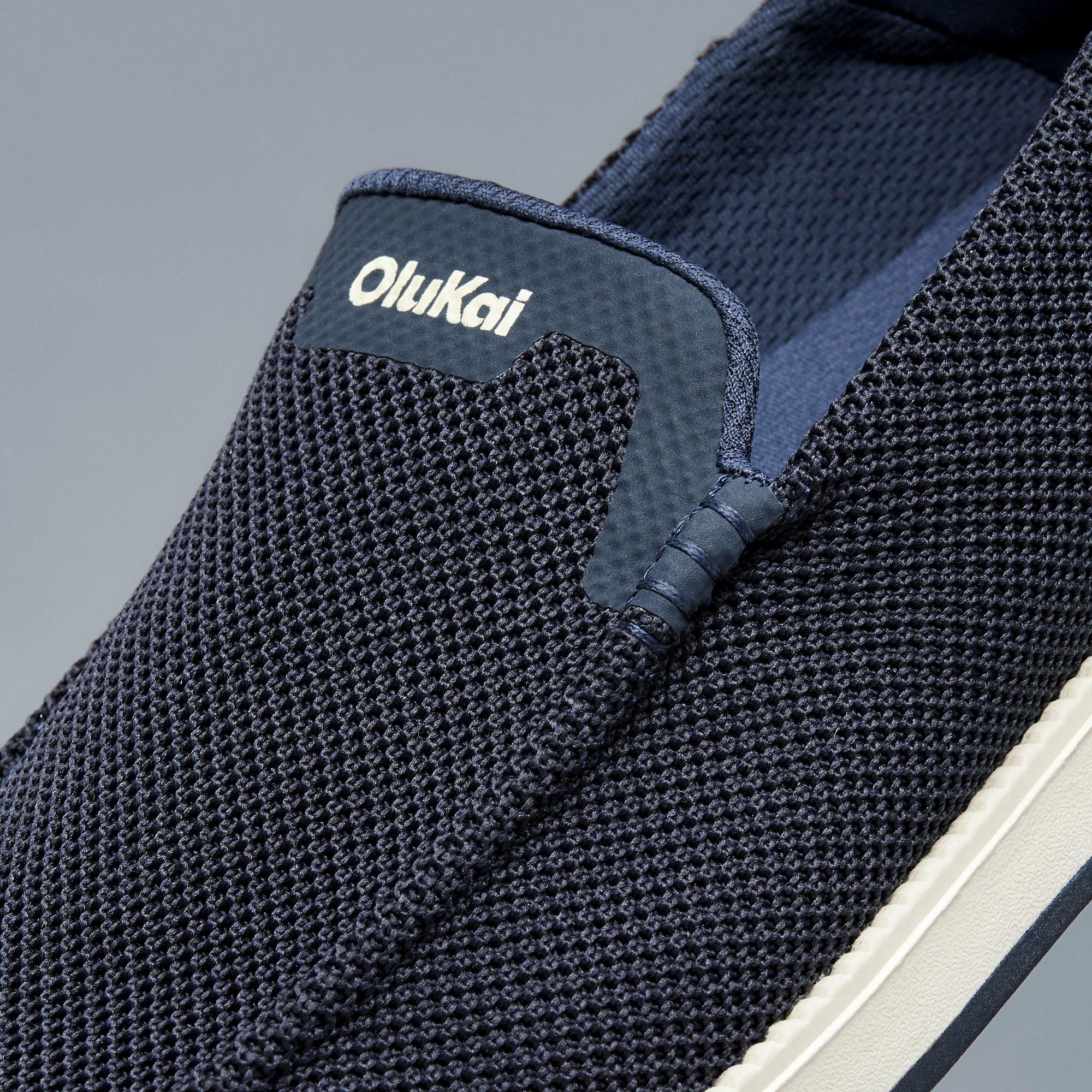Kākaha Mesh Men‘s Slip-On Shoes - Navy - Image 3