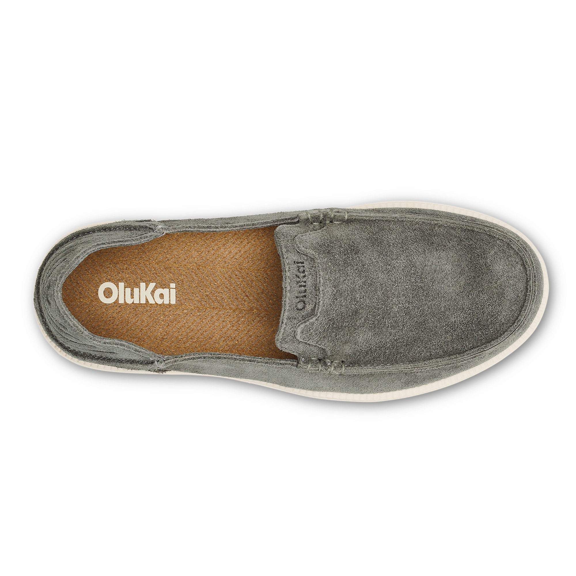 Kākaha Nia Men‘s Suede Slip-On Shoes - Ash - Image 3