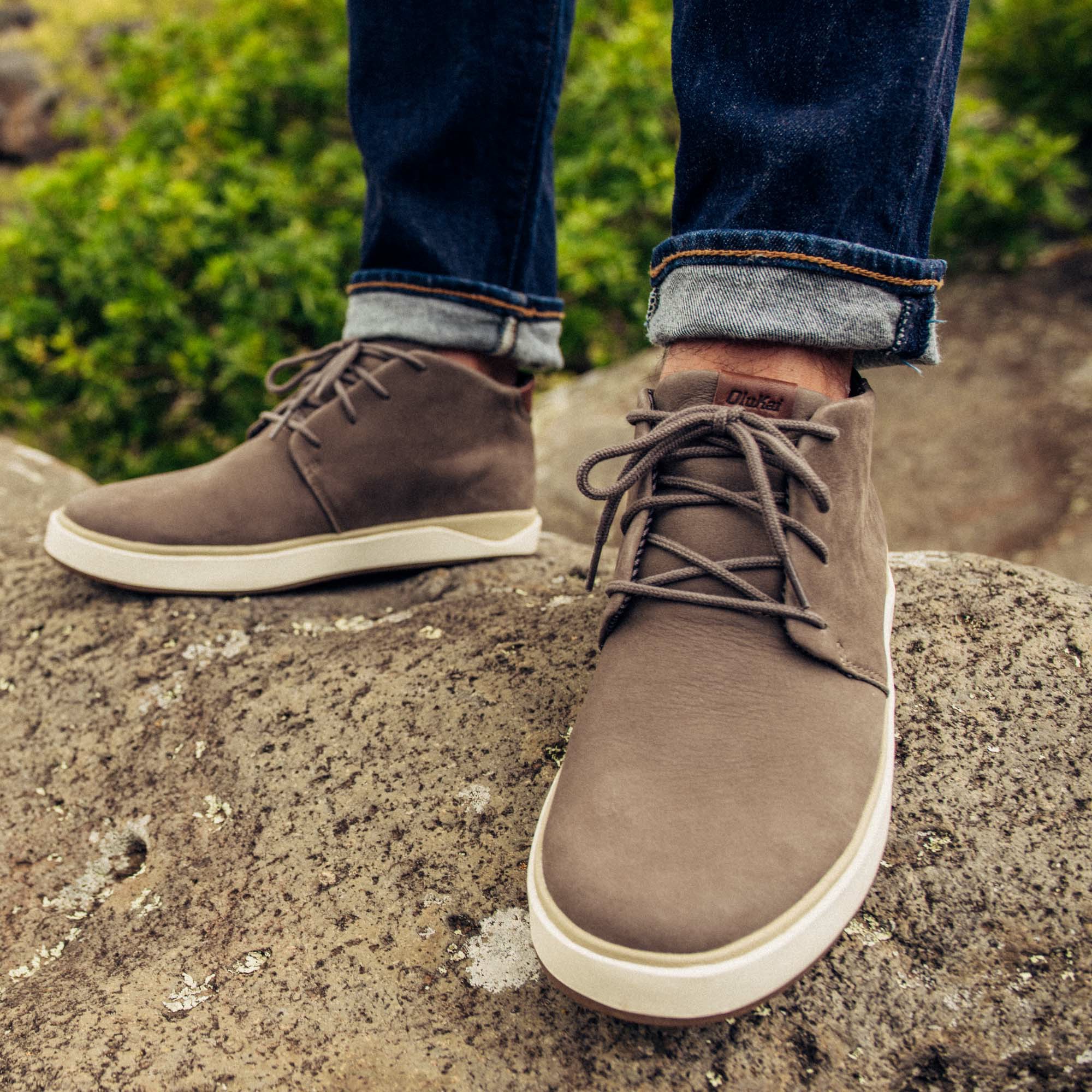 Papakū 'Ili Waterproof Leather Boots- Mustang - Image 2