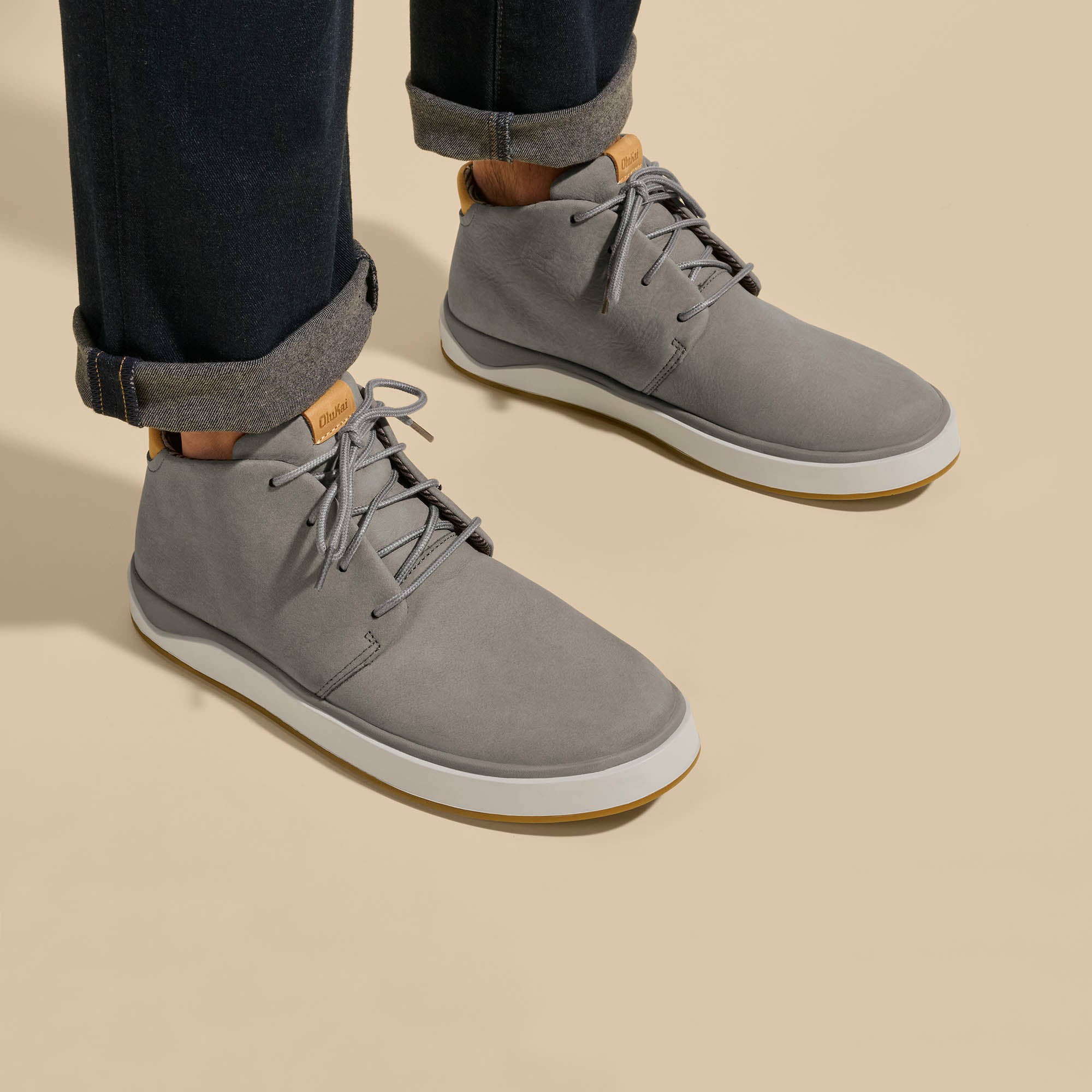 Papakū 'Ili Waterproof Leather Boots- Graphite - Image 2