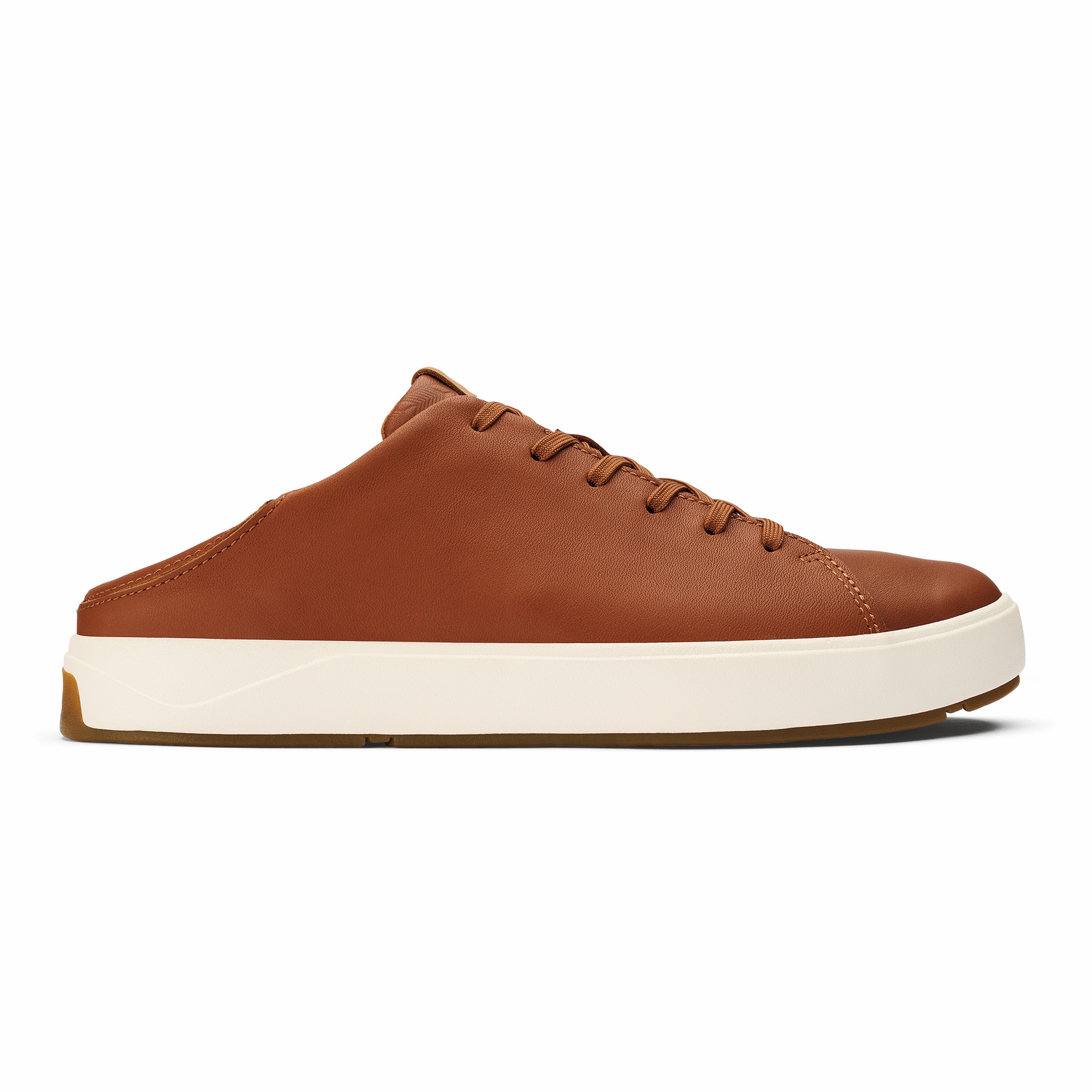 Lae‘ahi Lī ‘Ili Men's Leather Sneakers - Kukui Brown - Image 4