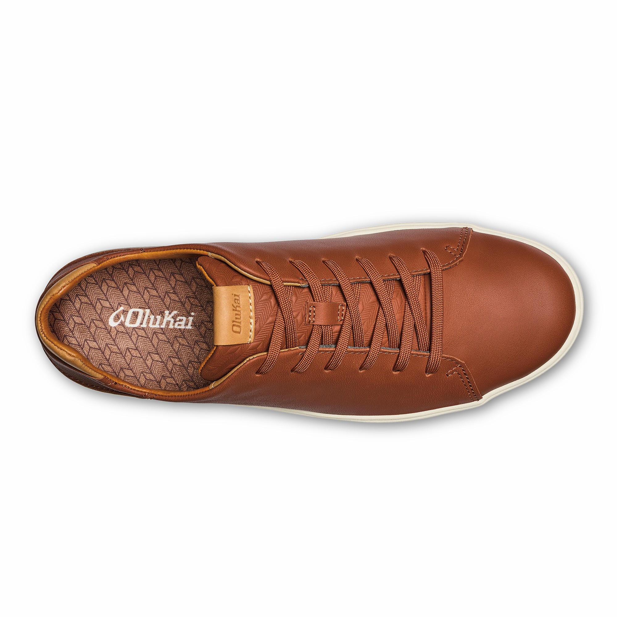 Lae‘ahi Lī ‘Ili Men's Leather Sneakers - Kukui Brown - Image 7