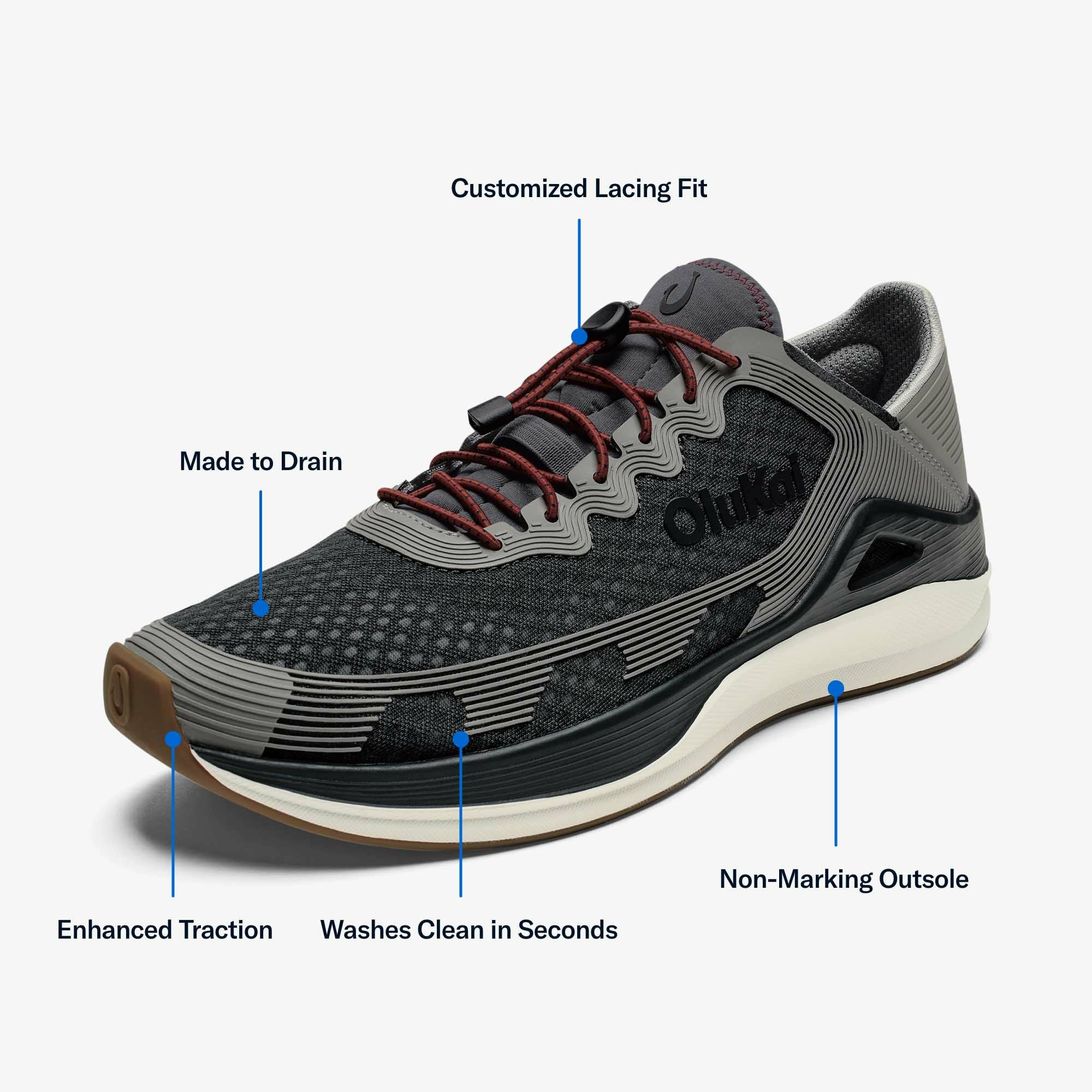 ‘Ahi Water Boat Shoes - Rock / Ash - Image 4