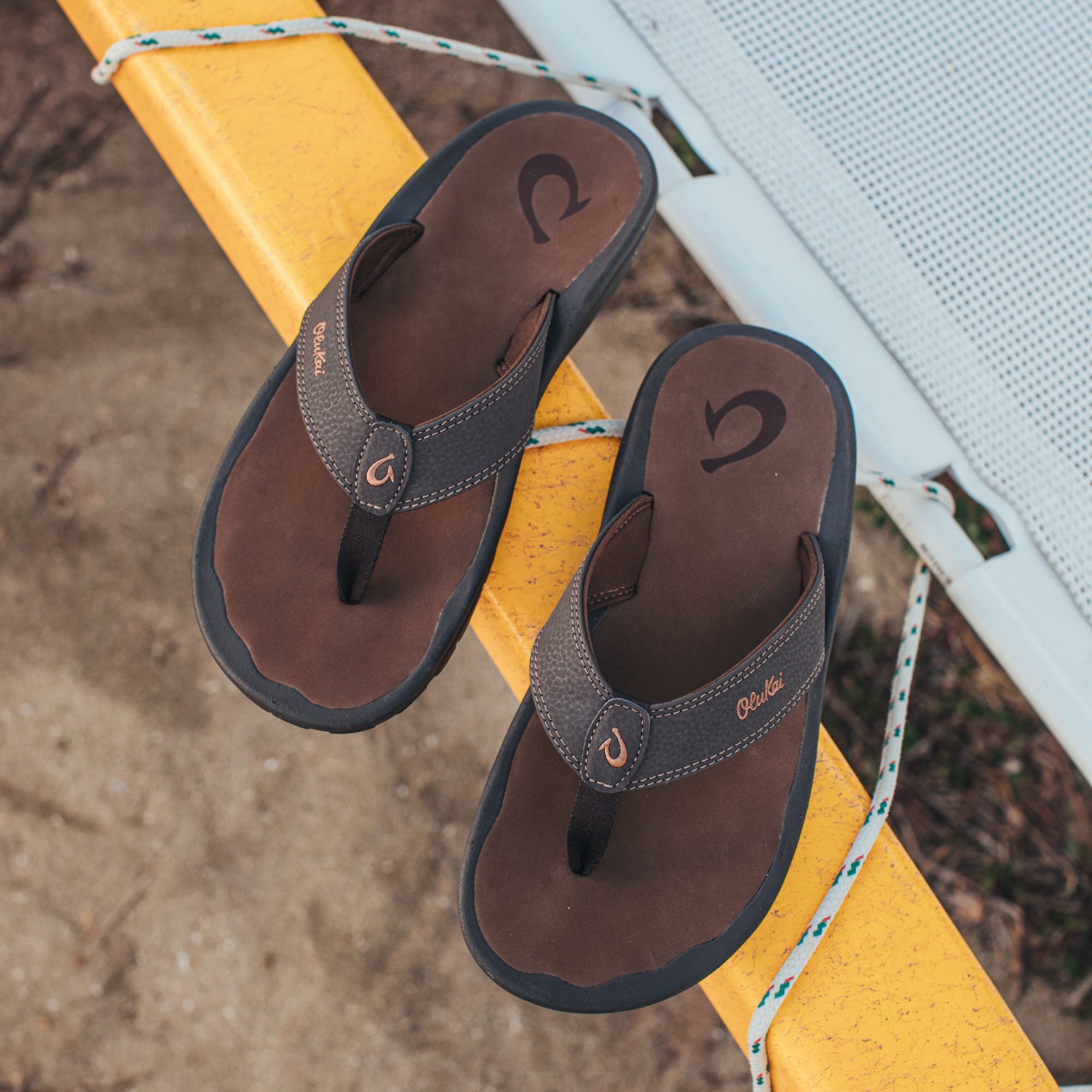 ‘Ohana Men's Beach Sandals - Dark Java / Ray - Image 2