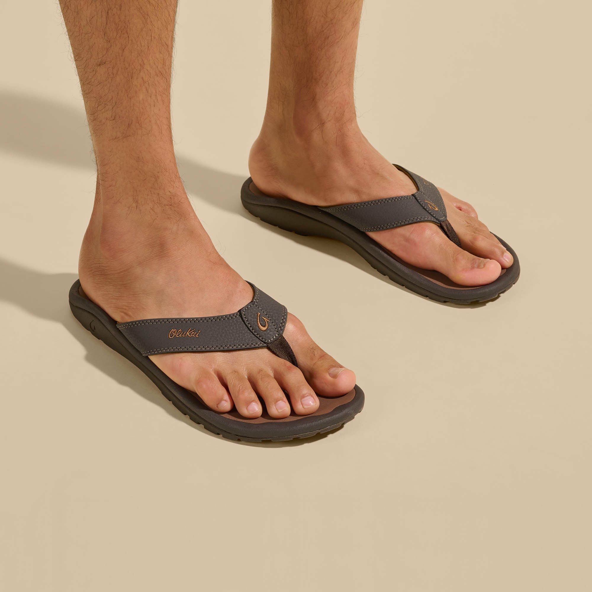 ‘Ohana Men's Beach Sandals - Dark Java / Ray - Image 4