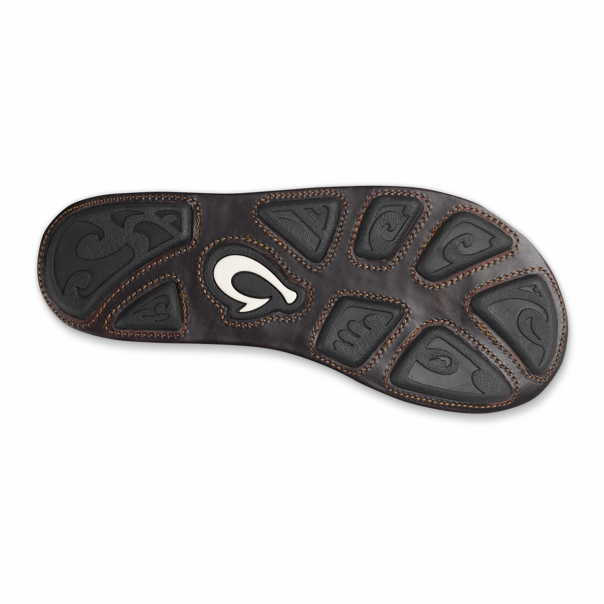 Mea Ola Men's Leather Sandals - Tan / Dark Java - Image 9