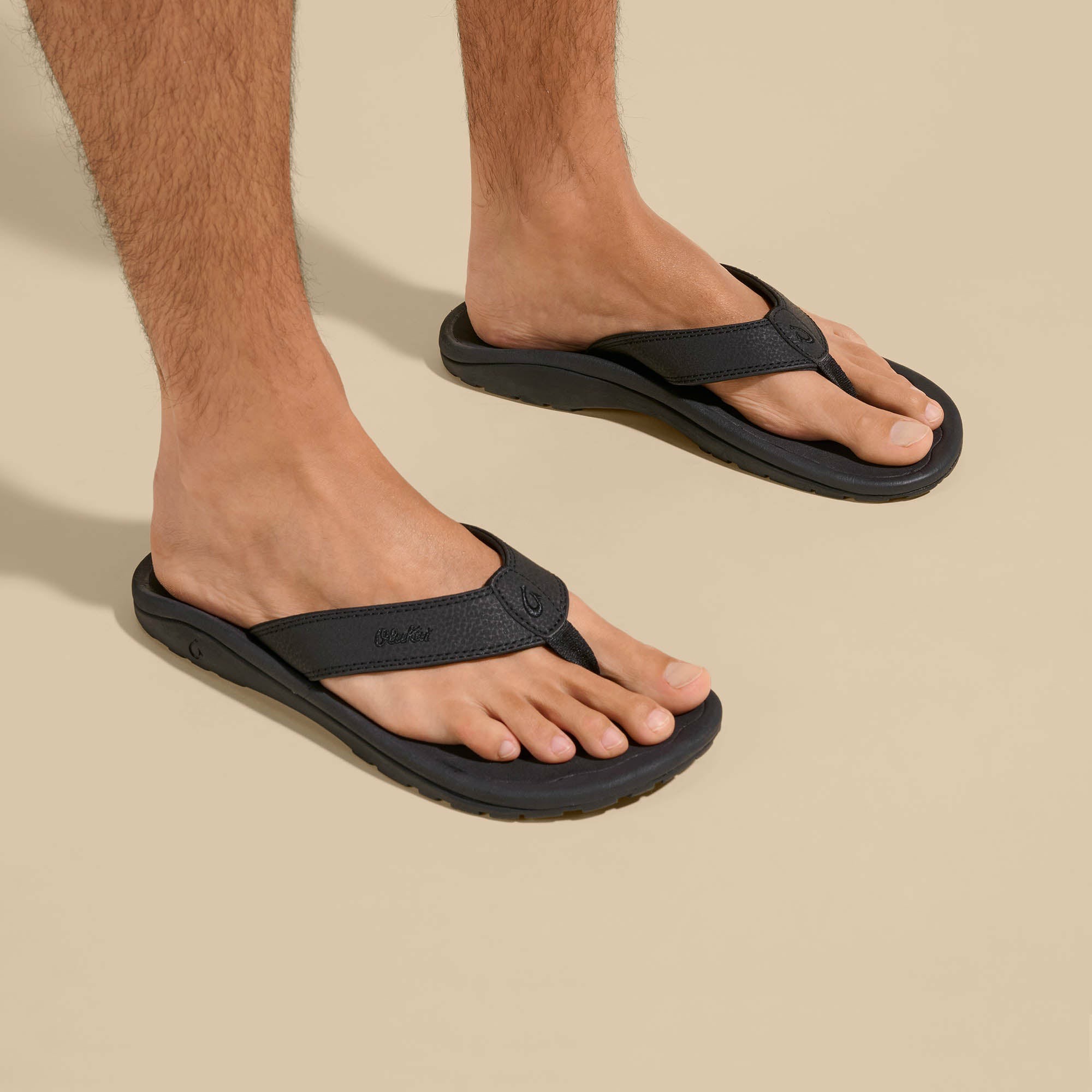 ‘Ohana Men's Best Selling Beach Sandals - Black - Image 4