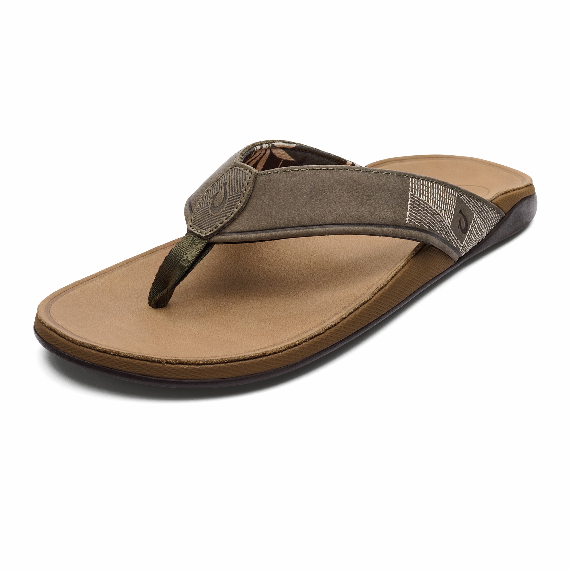 Tuahine Men's Waterproof Leather Beach Sandals - Hunter - Image 7