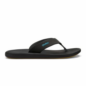 Ki‘i Water Ready Beach Sandals - Lava Rock / Bold Blue