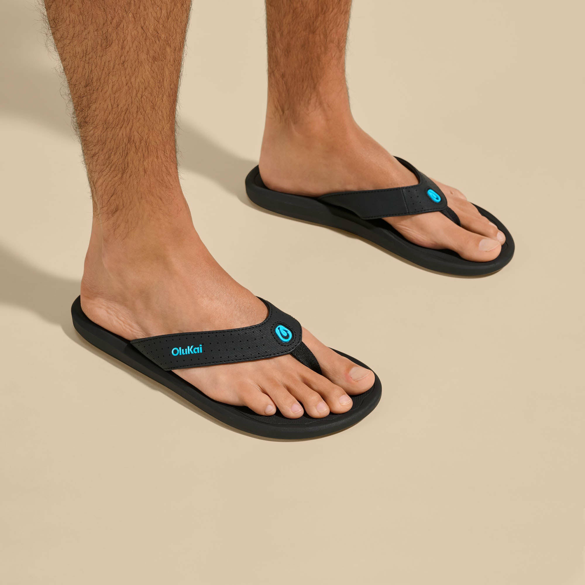 Ki‘i Water Ready Beach Sandals - Lava Rock / Bold Blue - Image 3