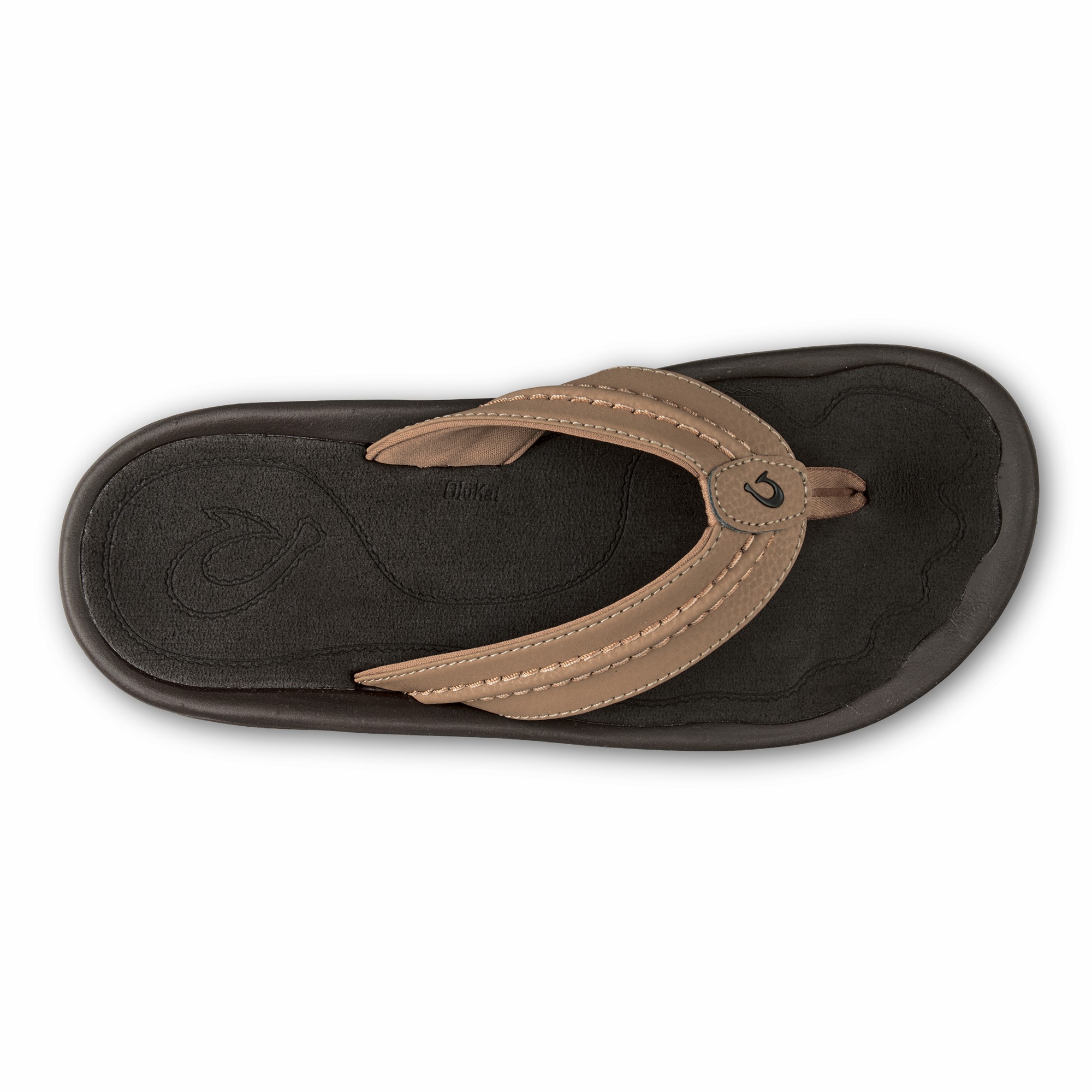 OluKai Hokua - Tan | Men's Beach Sandals - Image 2