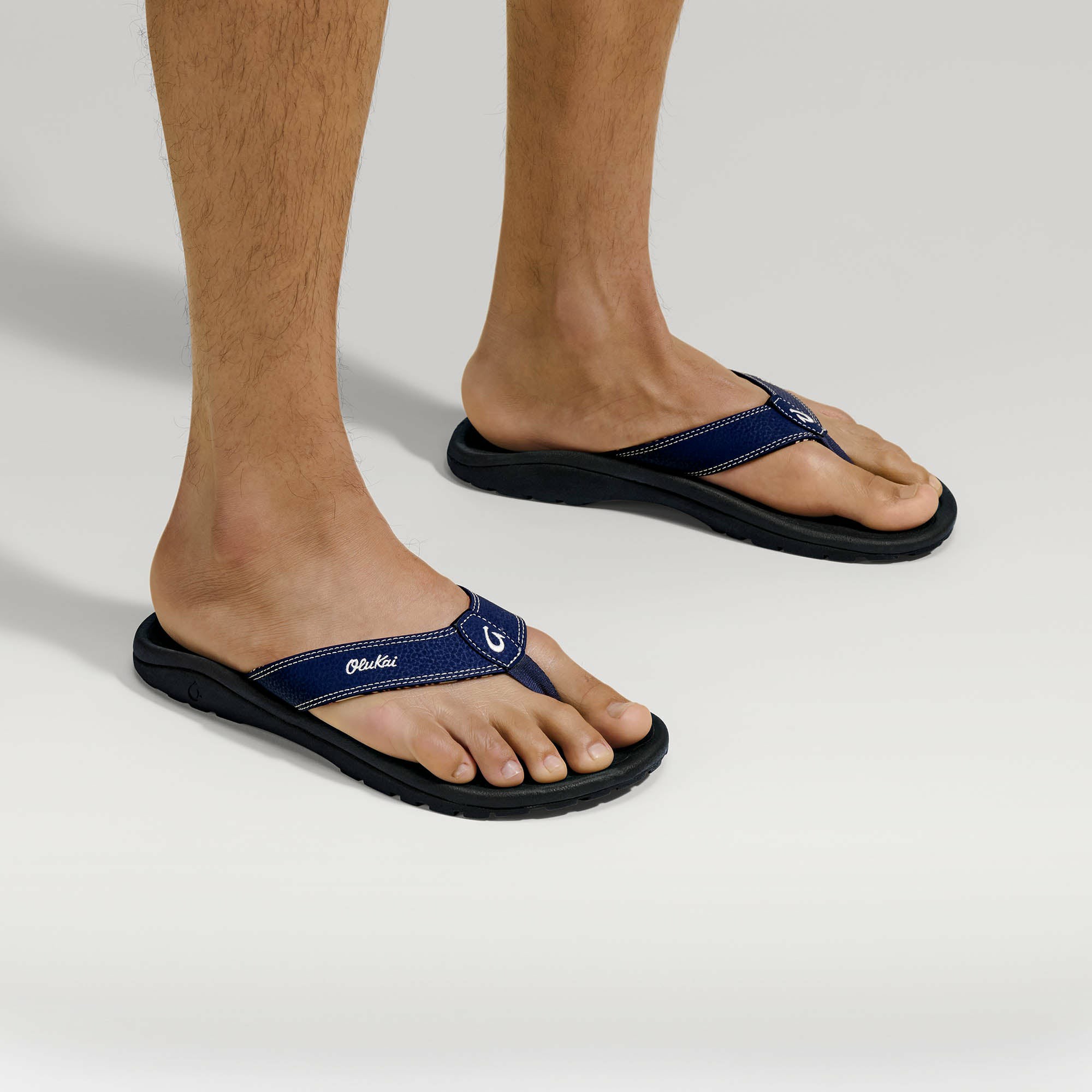 ‘Ohana Men's Beach Sandals - Navy / Onyx - Image 2