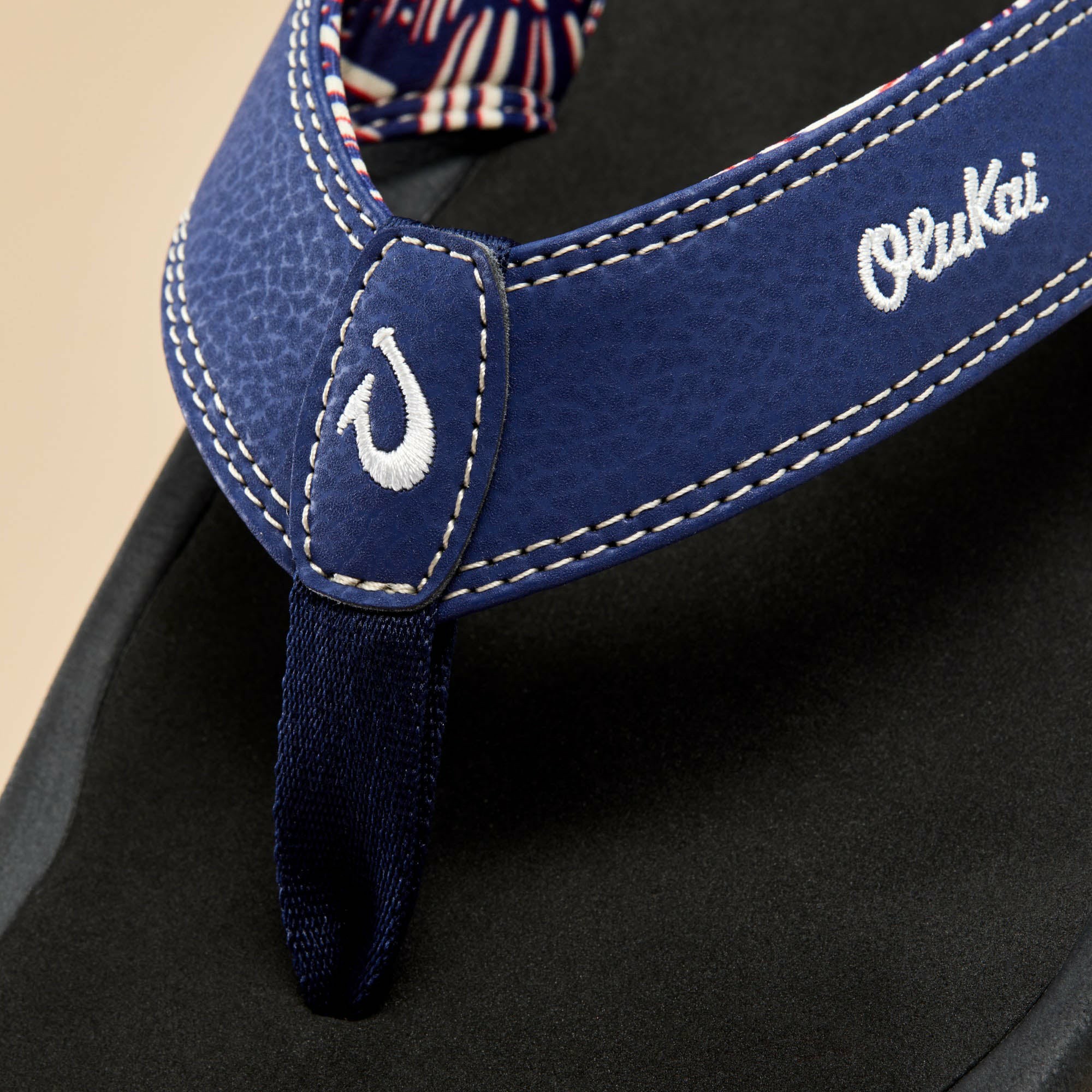 ‘Ohana Men's Beach Sandals - Navy / Onyx - Image 3