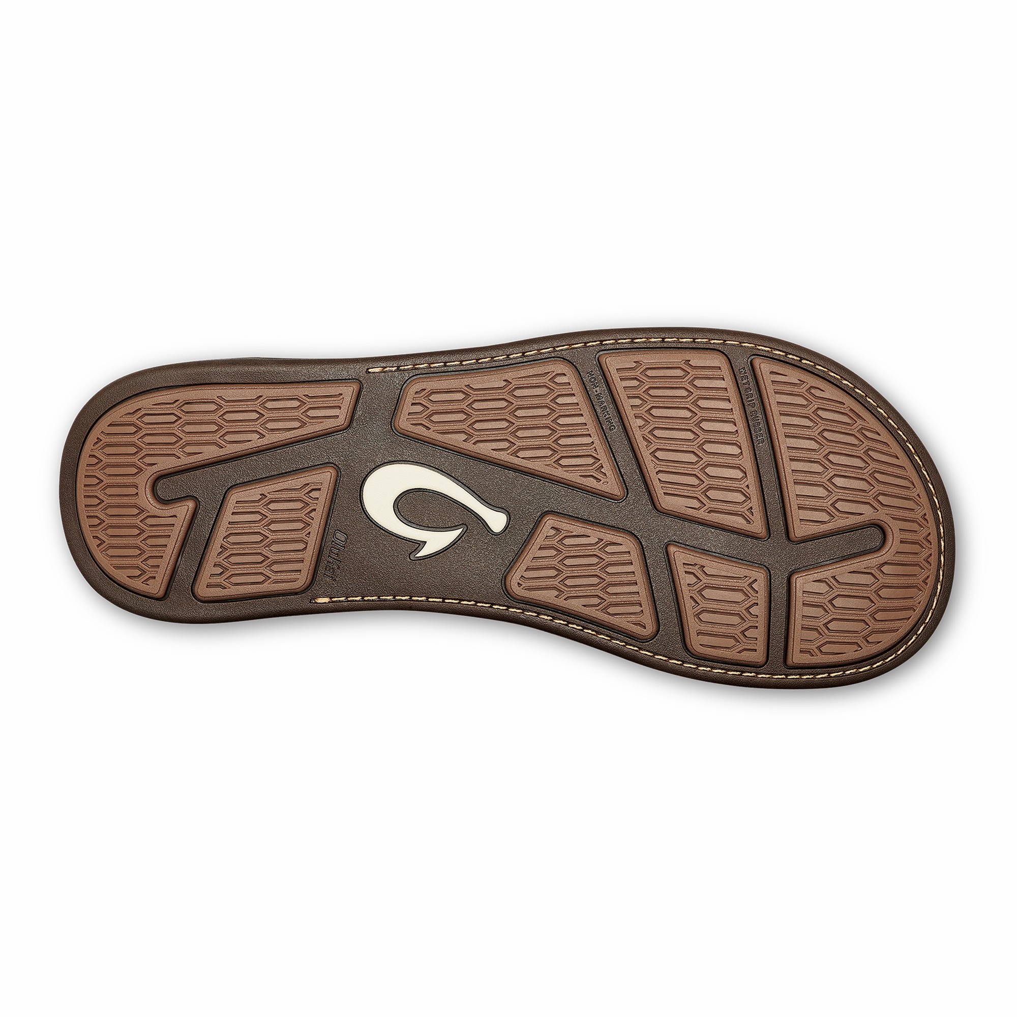 Tuahine Men's Waterproof Leather Beach Sandals - Toffee - Image 11