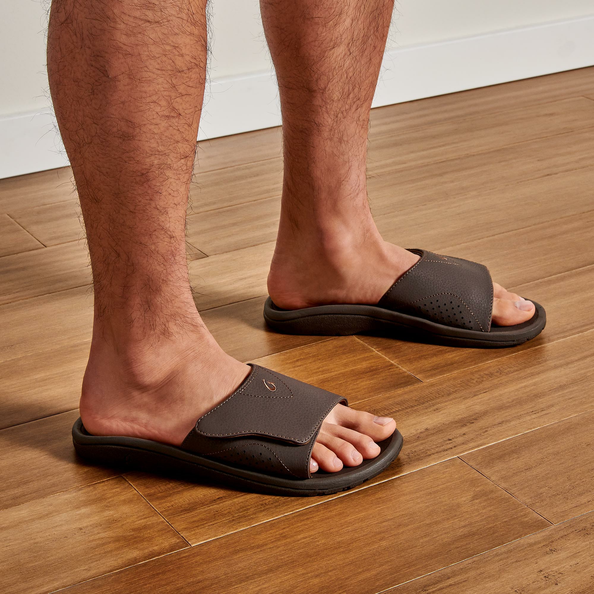 Nalu Slide Men's Beach Slide Sandals - Dark Java - Image 7