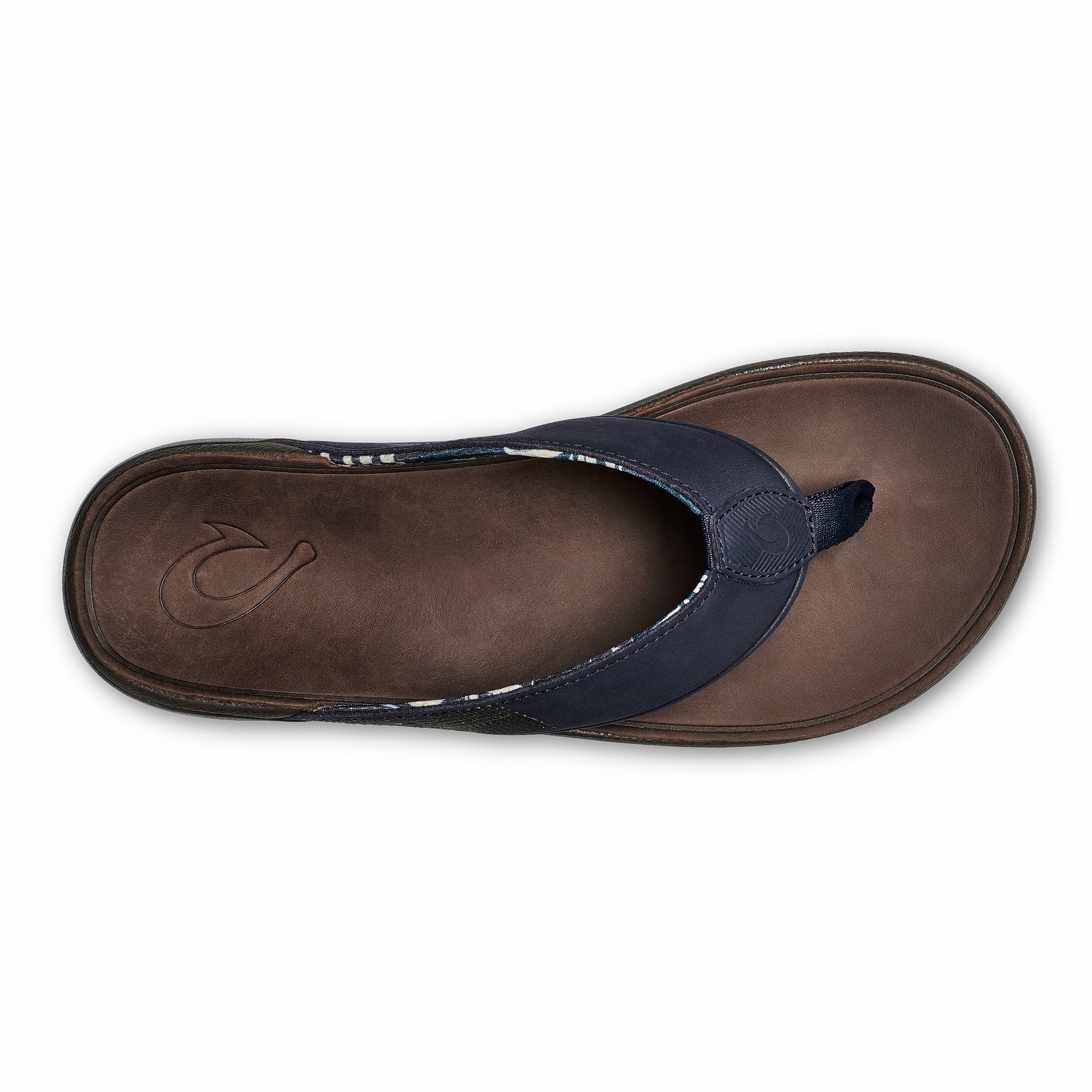 Tuahine Men's Waterproof Leather Beach Sandals - Trench Blue - Image 8