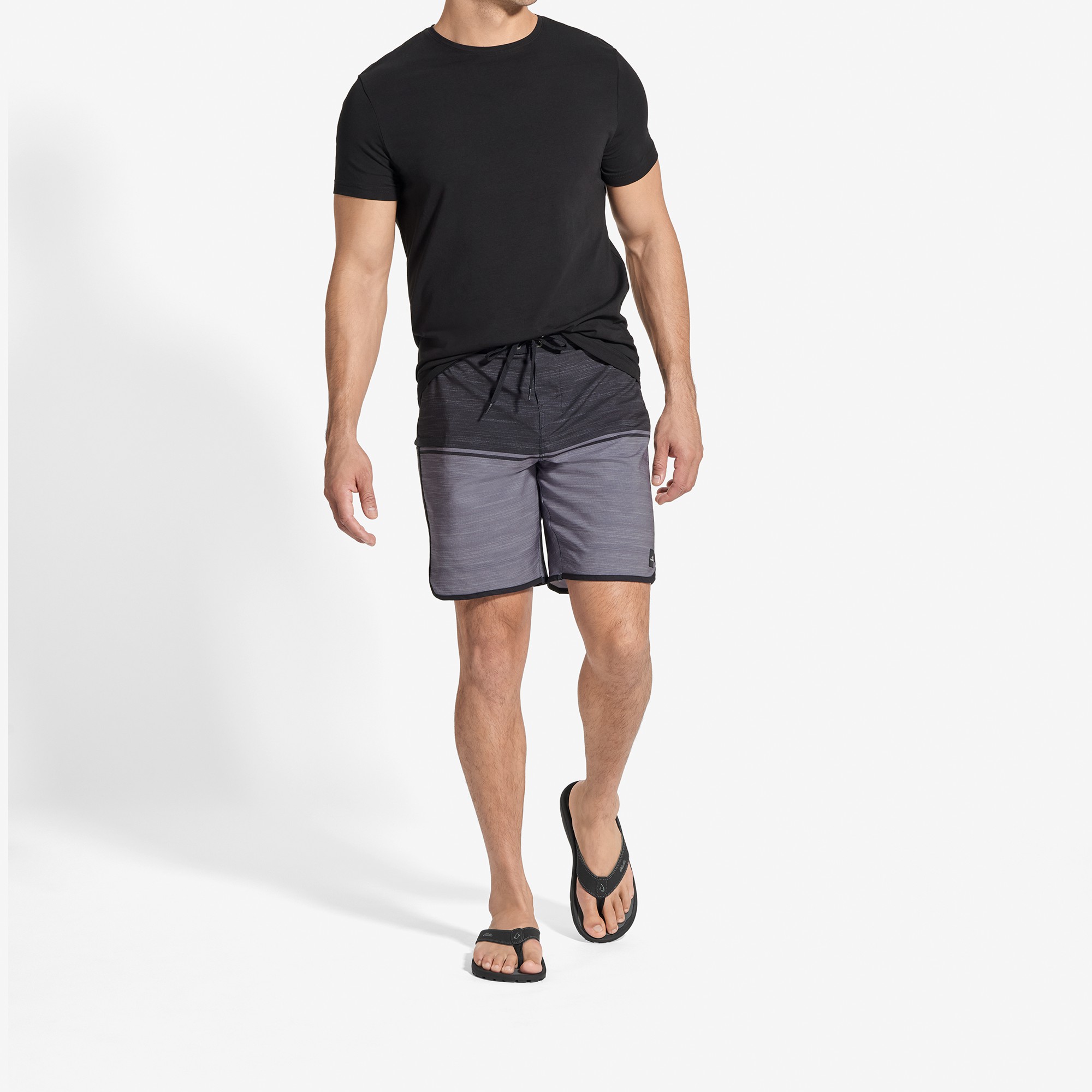 OluKai ‘Ohana - Black / Dark Shadow | Men's Beach Sandals - Image 4