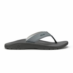 ‘Ohana Men's Best Selling Beach Sandals - Ash / Rock