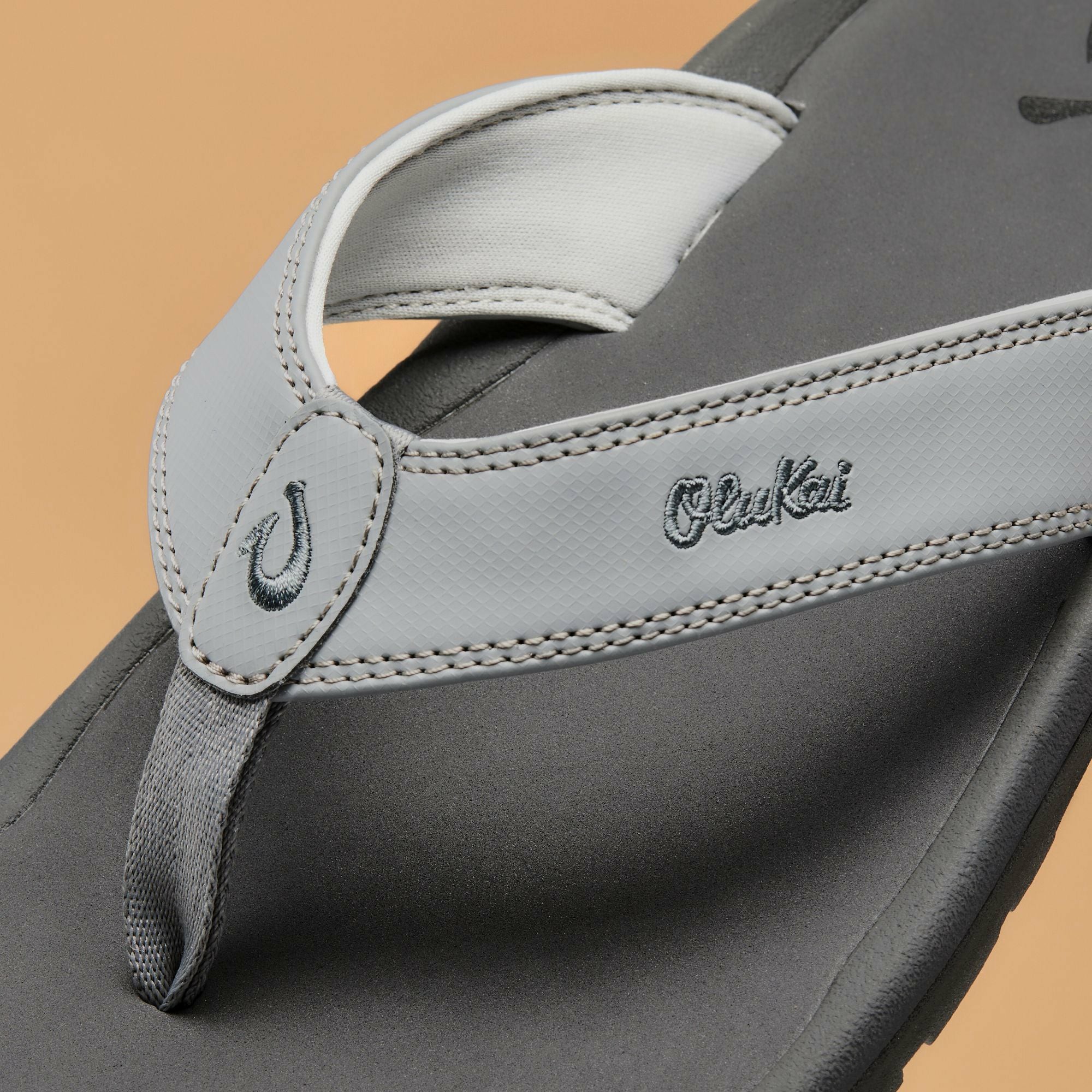 ‘Ohana Men's Best Selling Beach Sandals - Ash / Rock - Image 3
