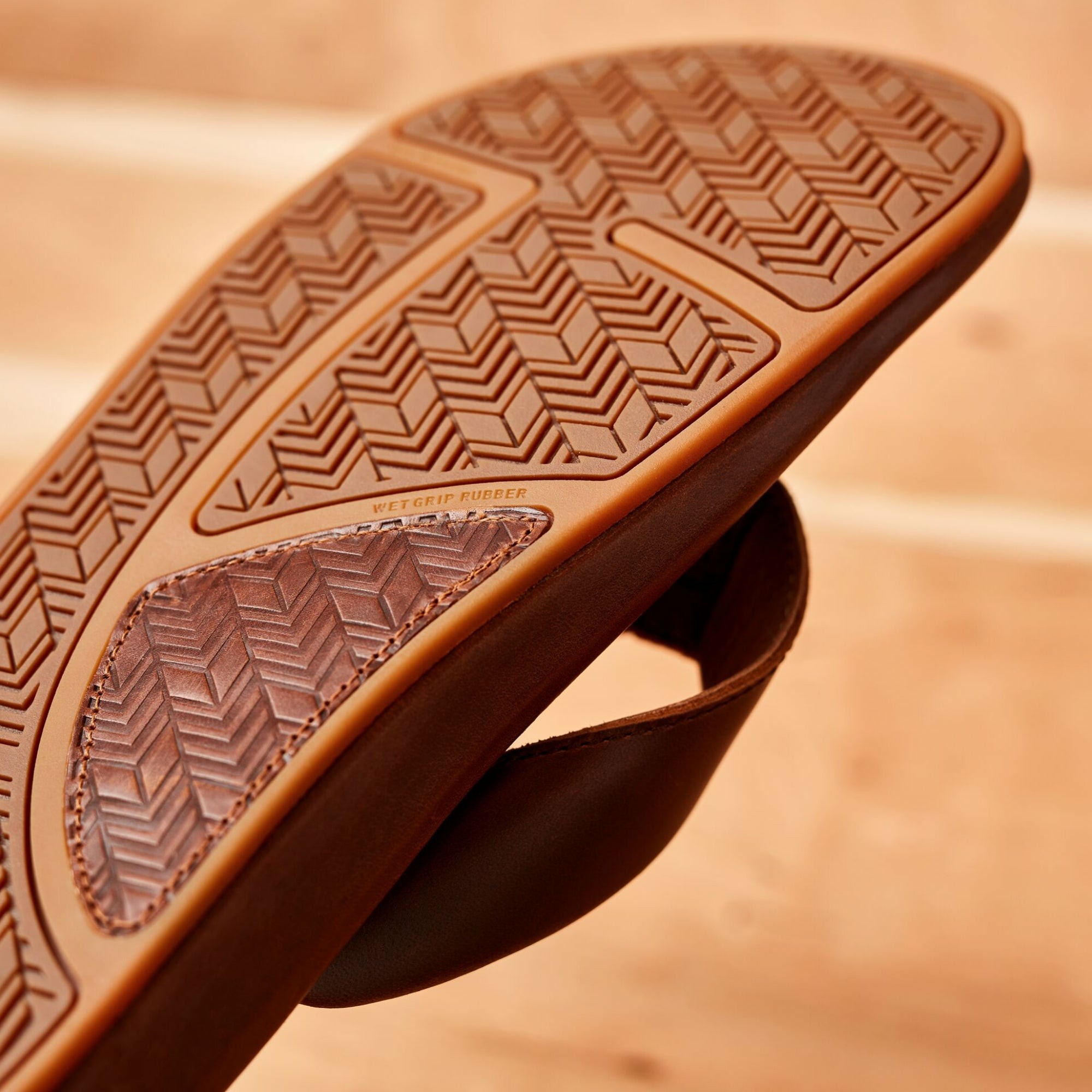 ‘Ilikai Men‘s Leather Sandals - Toffee - Image 9