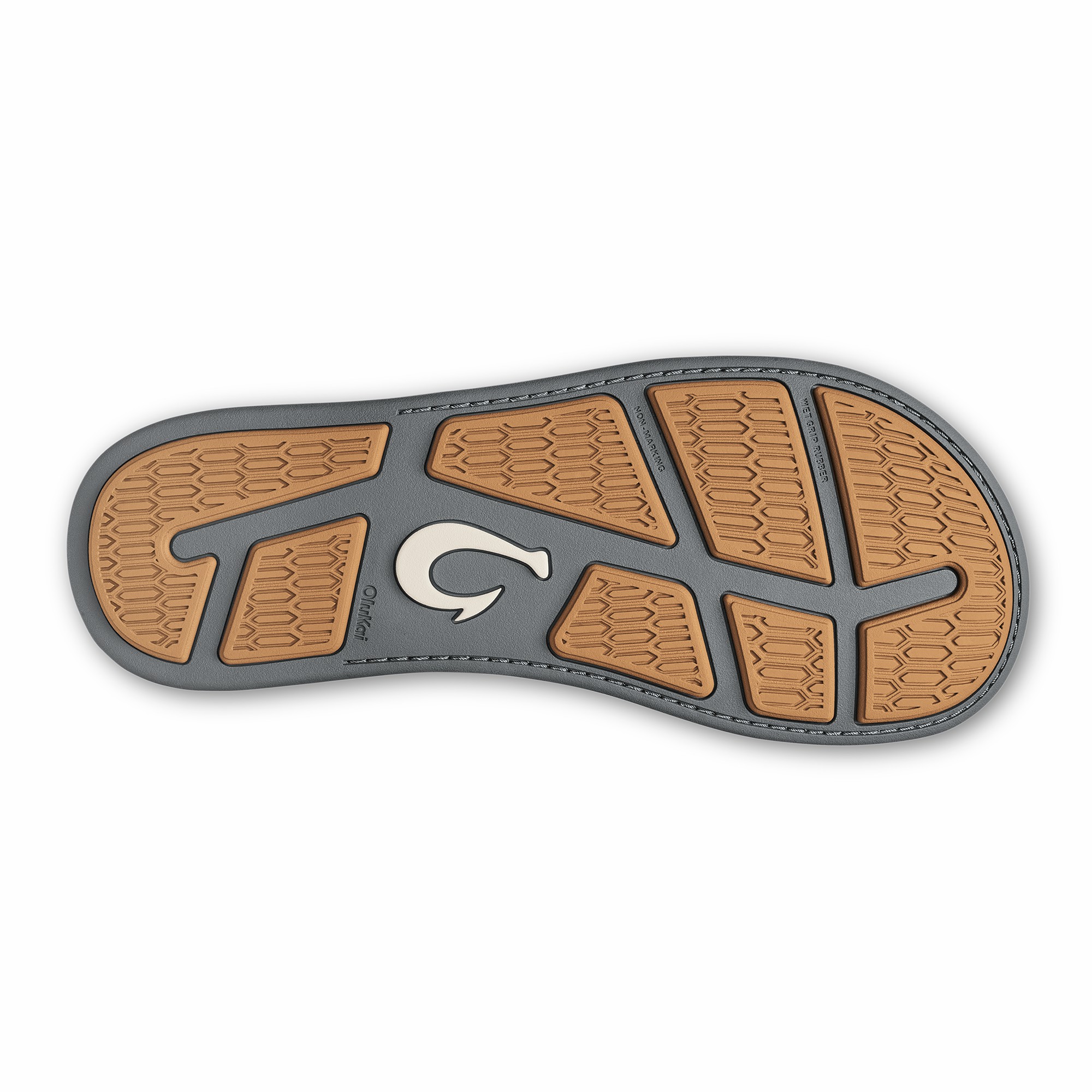 Tuahine Men's Waterproof Leather Beach Sandals - Rock - Image 7