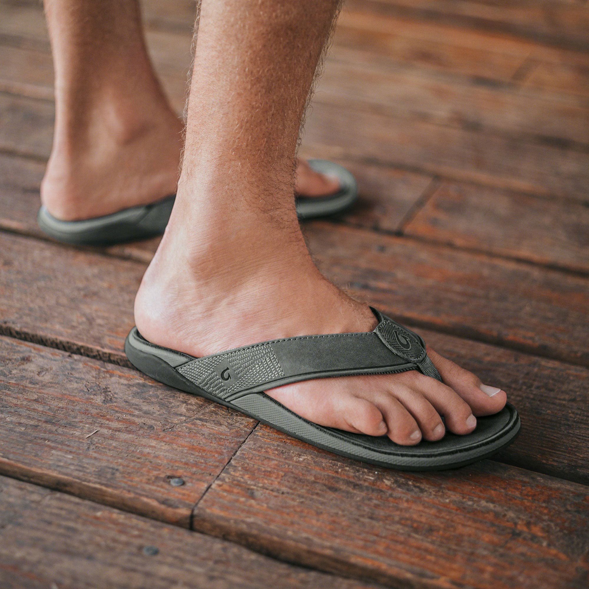 Tuahine Men's Waterproof Leather Beach Sandals - Lagoon - Image 2