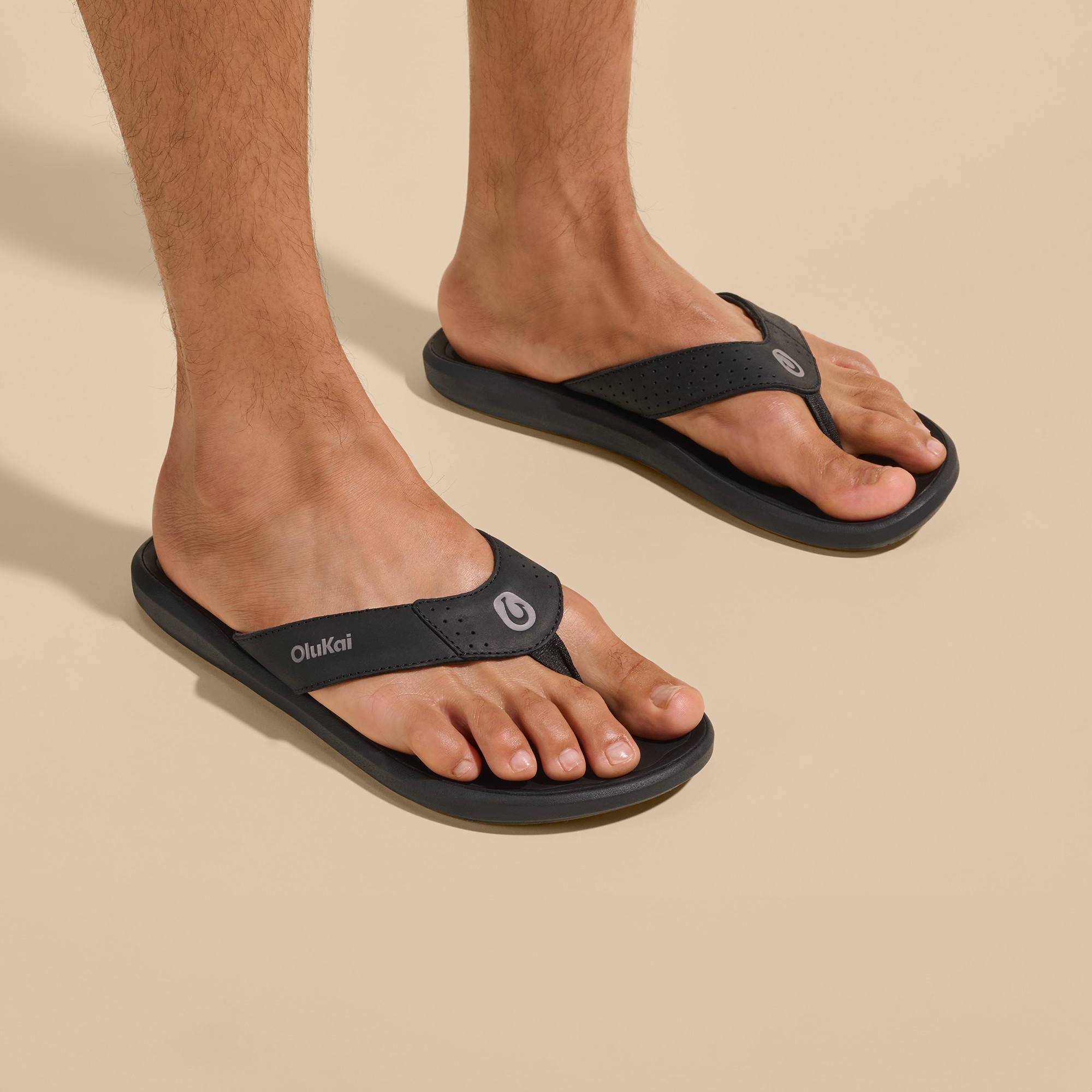 Pili Waterproof Leather Sandals - Lava Rock - Image 2