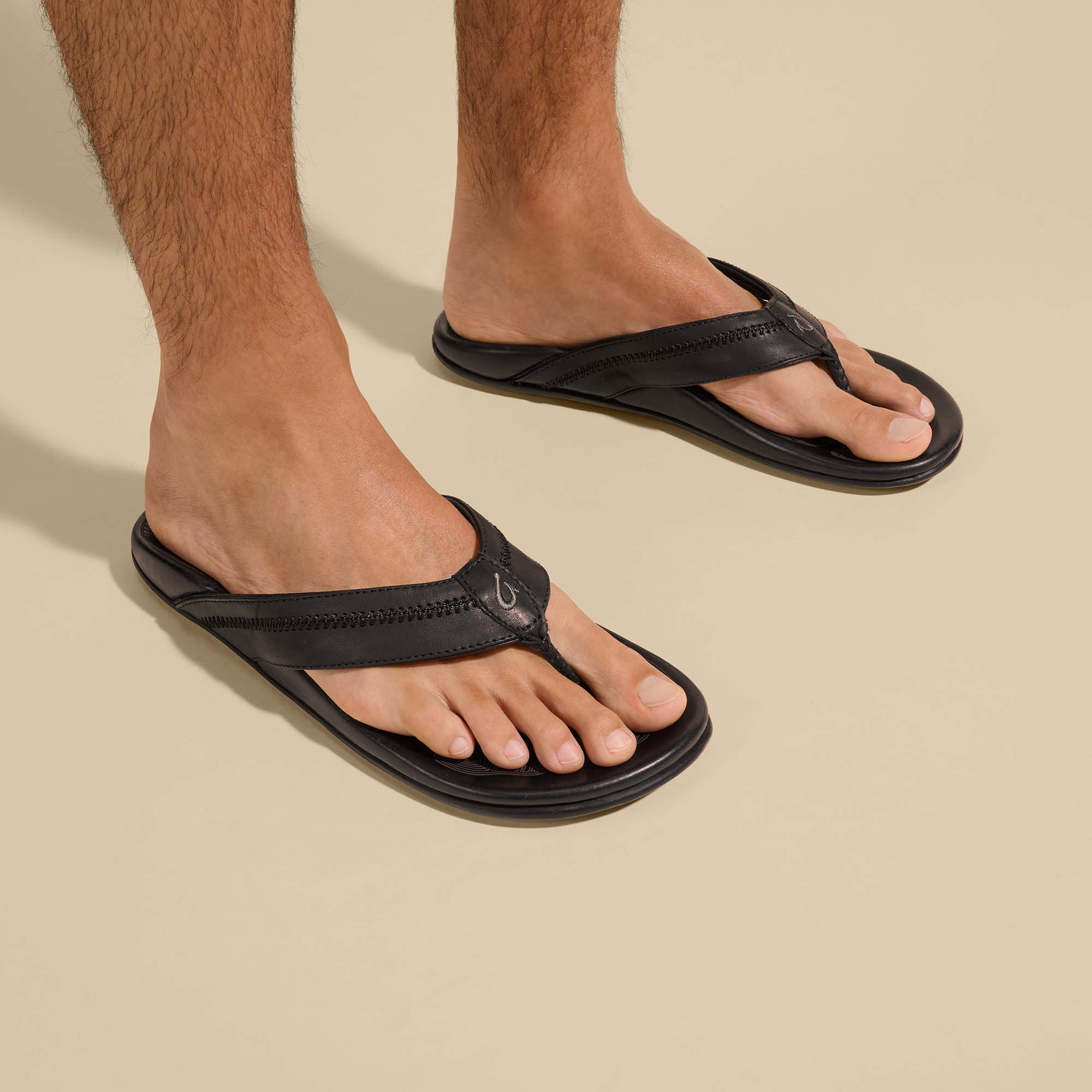 Hiapo - Lava Rock Leather Beach Sandals - Image 2