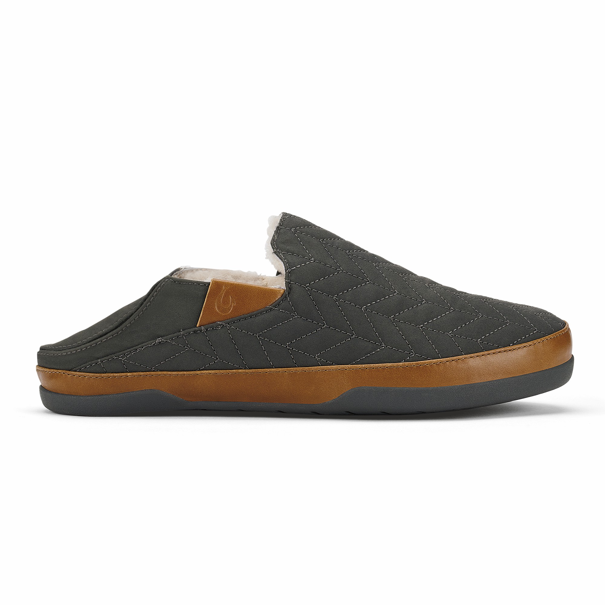 Hanohano Waxed Canvas Slippers - Dark Shadow - Image 4