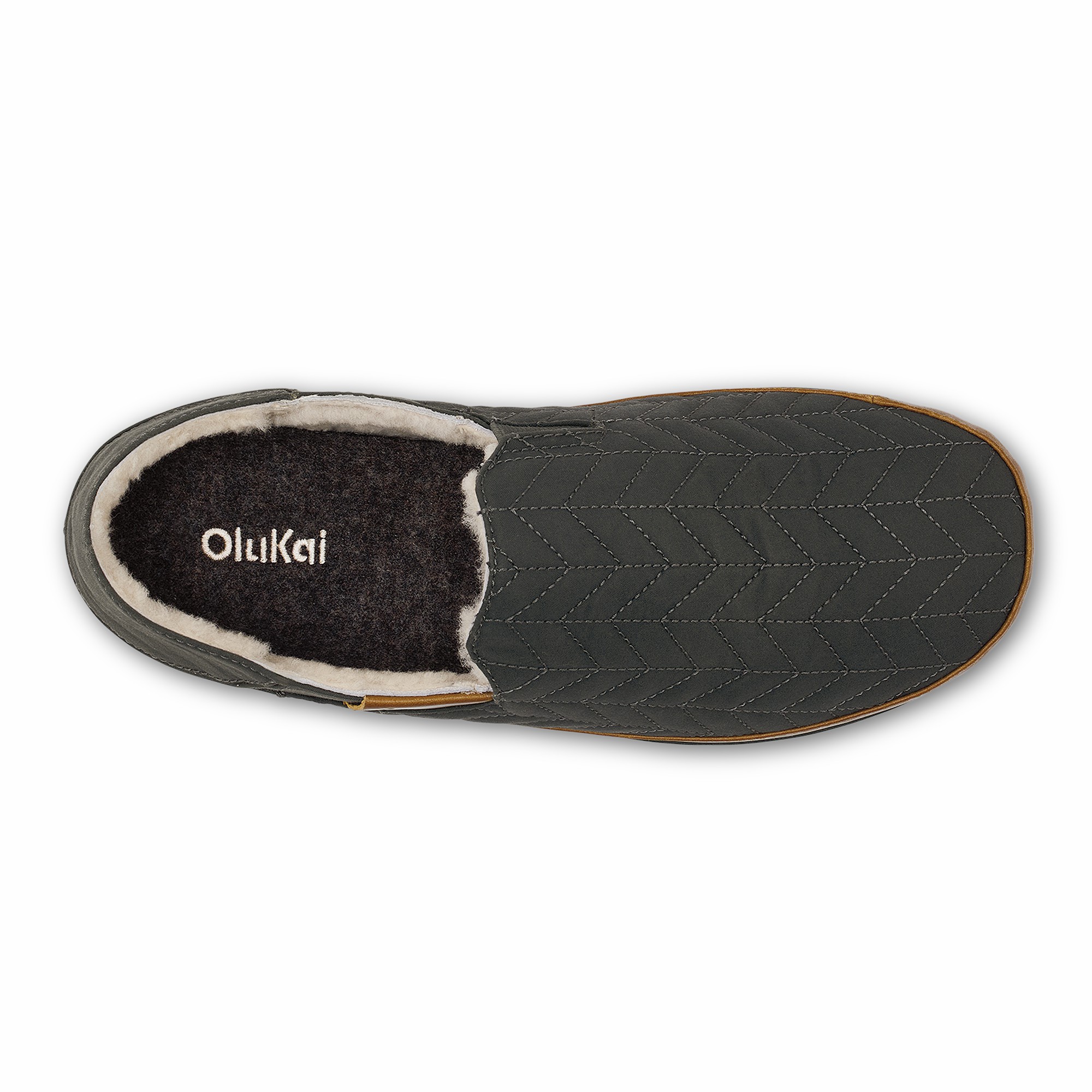 Hanohano Waxed Canvas Slippers - Dark Shadow - Image 6