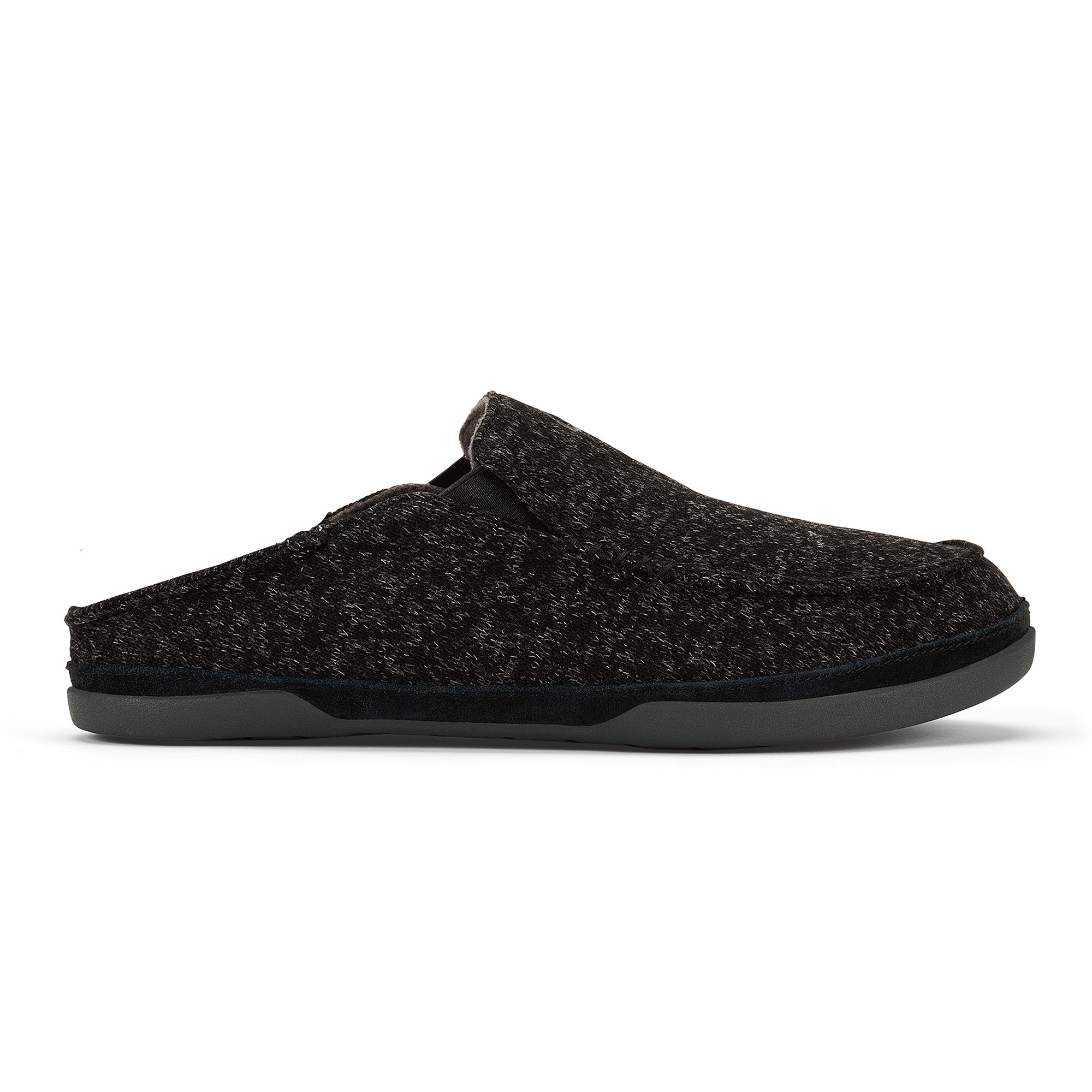 Moloā Hulu Wool Slippers - Black - Image 3