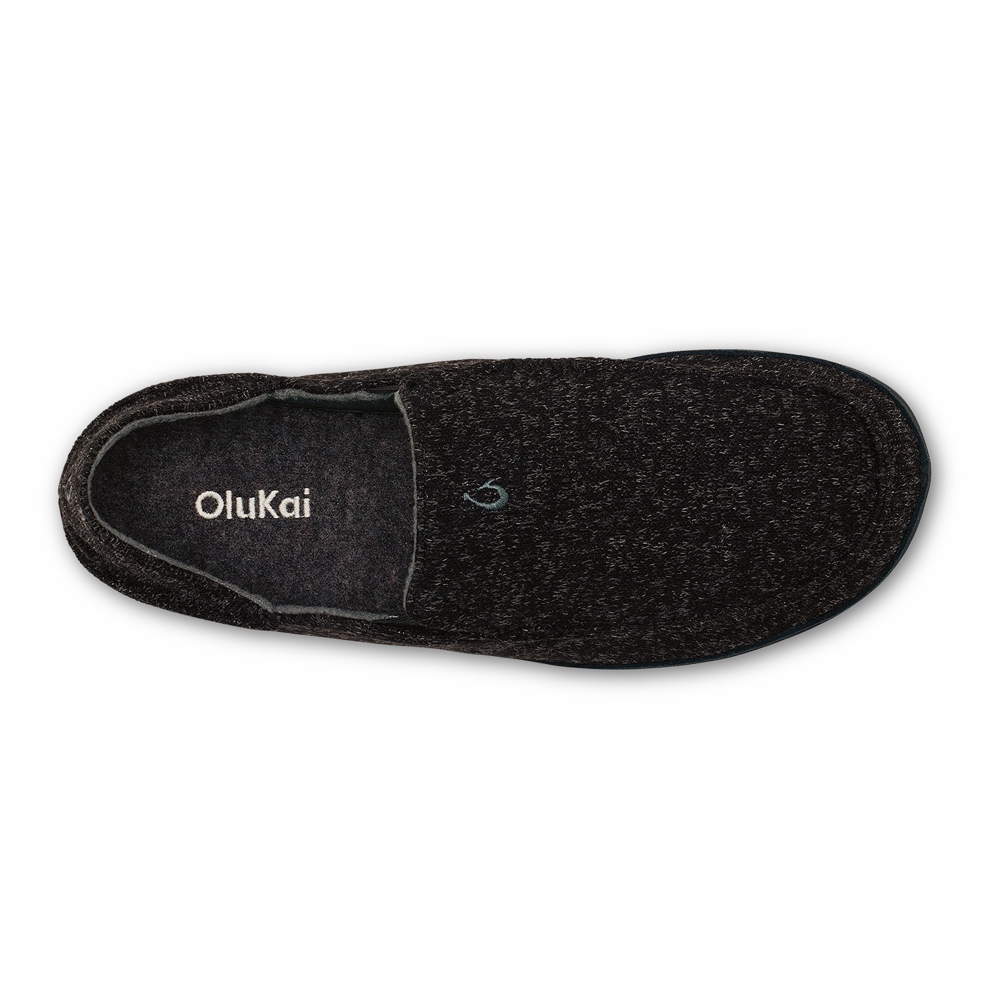 Moloā Hulu Wool Slippers - Black - Image 6